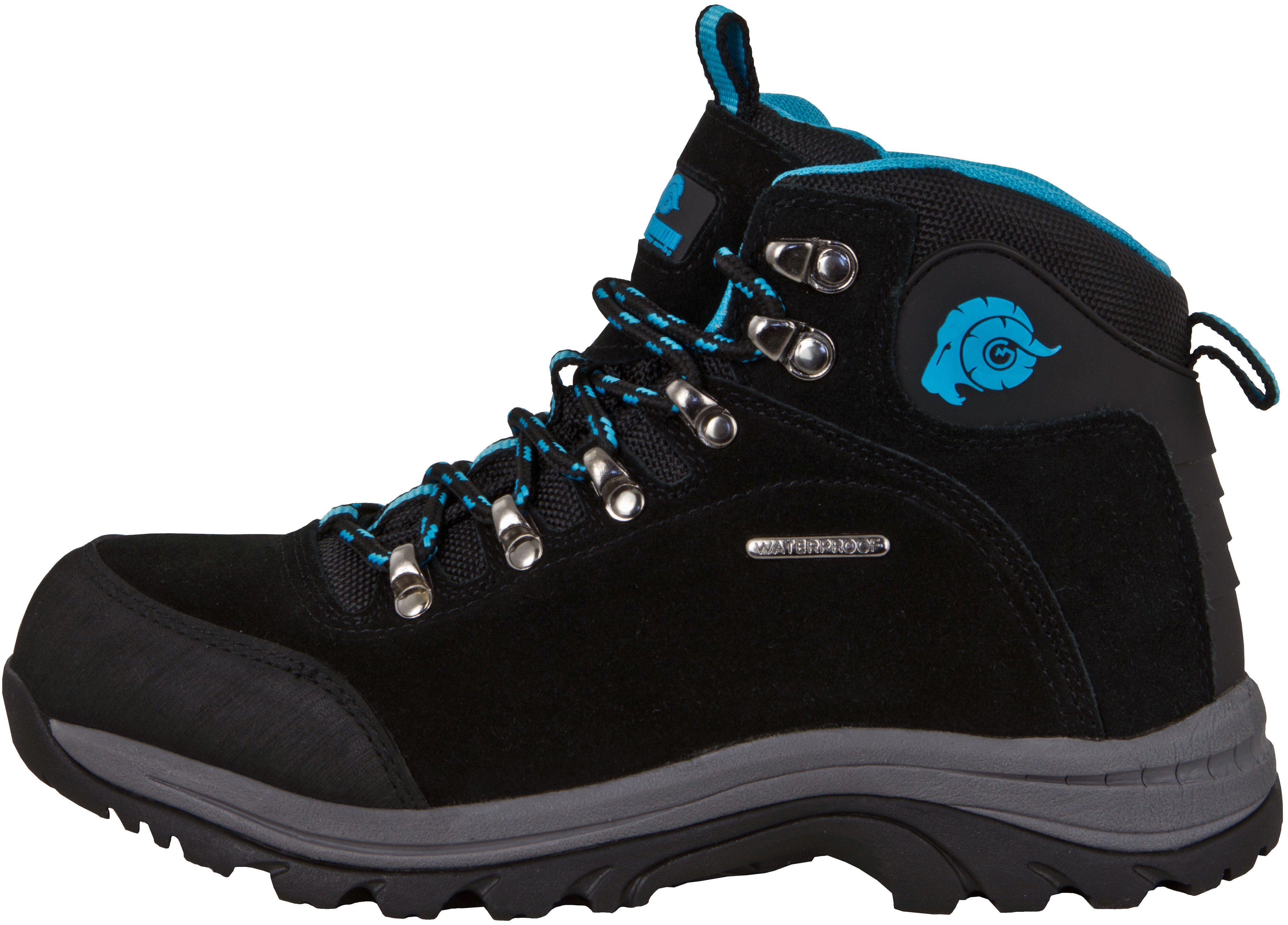 GUGGEN Mountain Damen Wanderschuh Bergschuh M014 Trekkingschuh Outdoor Wanderstiefel Wanderschuh Wasserdicht, Strapazierfähig, Leder, Wildleder