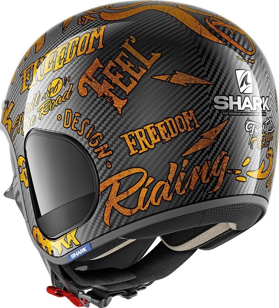 Shark Motorradhelm -S-Drak Freestyle Cup Jethelm, integriertes Sonnenvisier