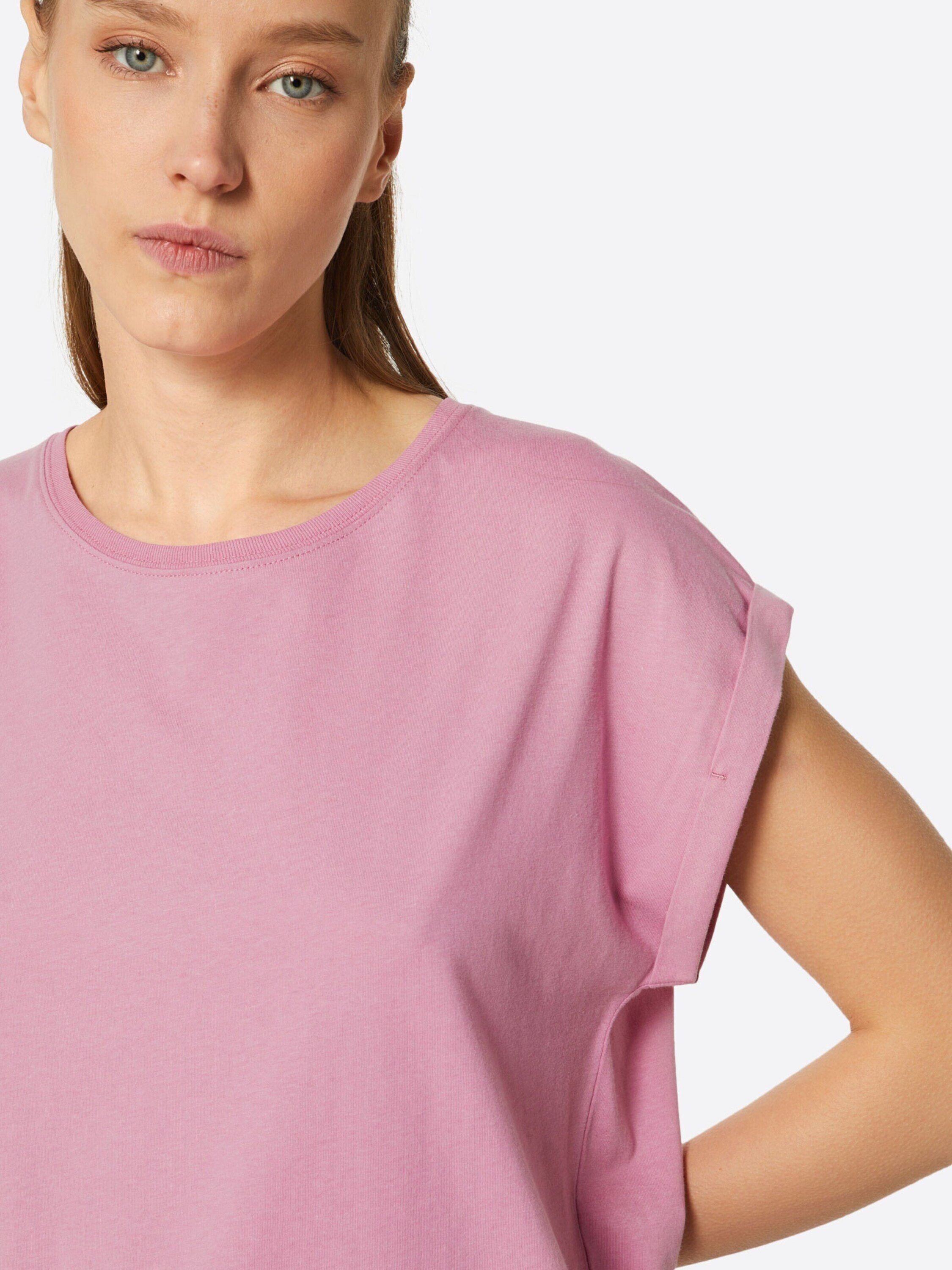 URBAN CLASSICS T-Shirt (1-tlg) coolpink Shoulder Details, TB771 Plain/ohne Detail Weiteres Extended