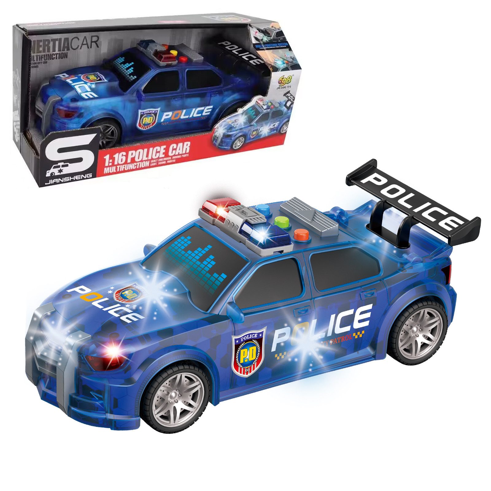 Esun Spielzeug-Auto Auto Spielzeug, Polizeiauto, Spielzeugauto, günstig online kaufen