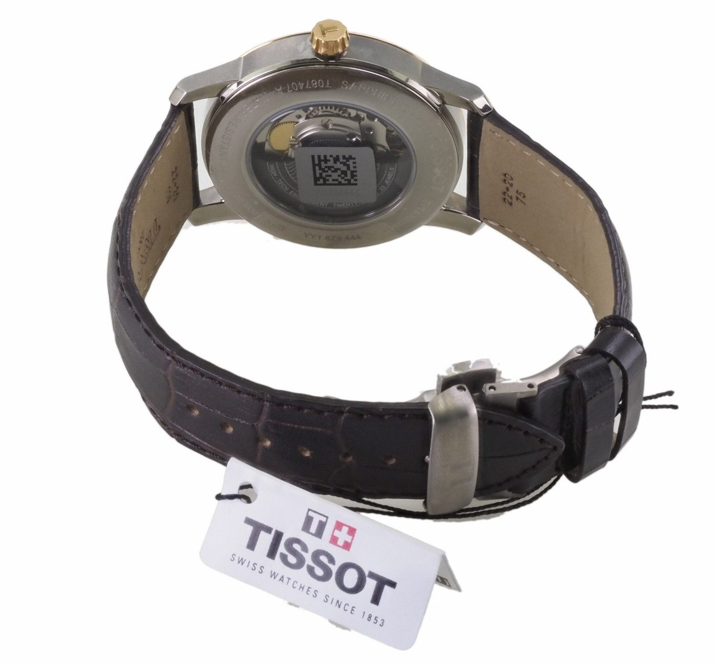 Tissot Automatikuhr Tissot Herren Automatik Uhr Powermatic 80 T-Classic T0874075603700, (Rosegold)