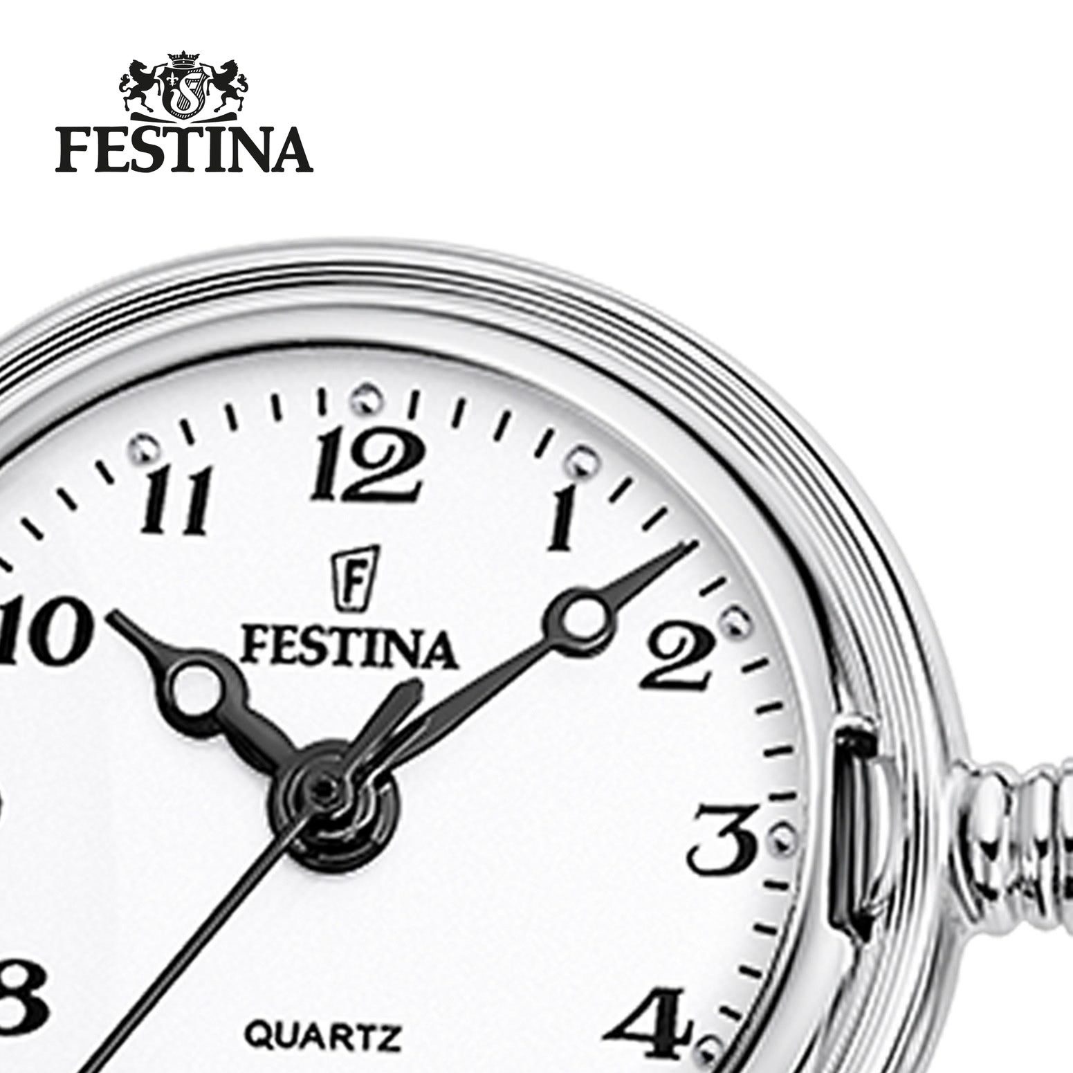 Festina Taschenuhr Festina Damenuhr Taschenuhr Taschenuhr, (Analoguhr), Damen Taschenuhr rund, Fashion