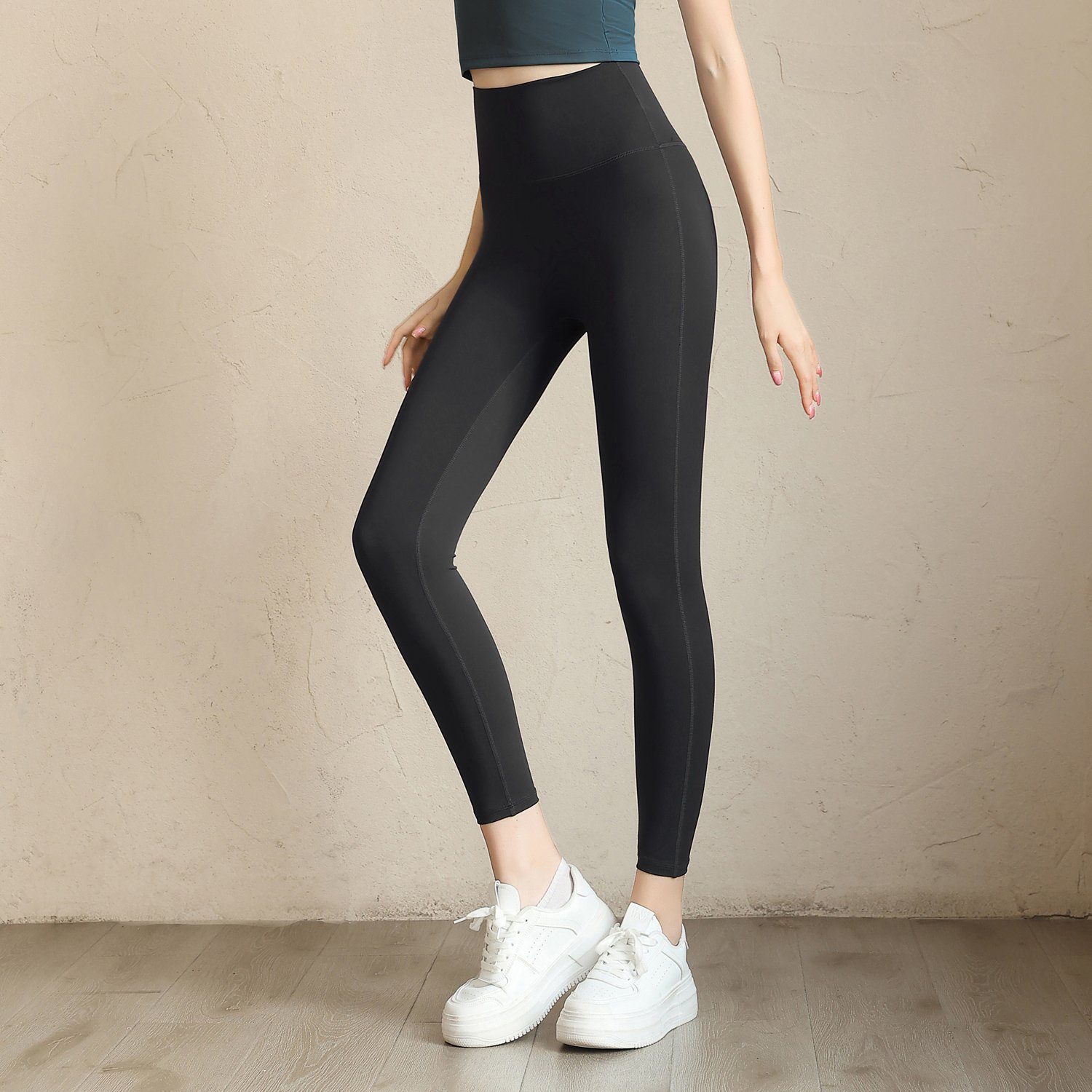 Fity Leggings Sport-Leggings für Damen mit hohem Bund & nahtlosem Design