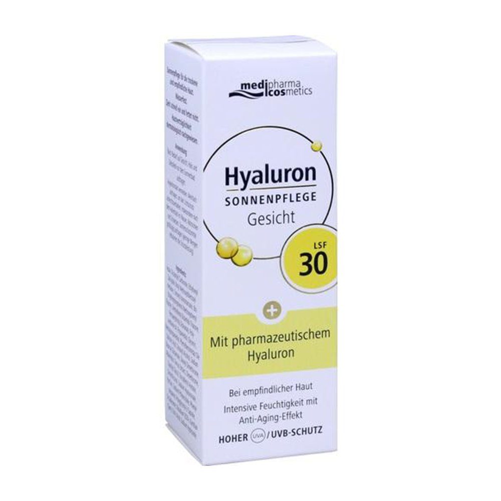 GmbH 50 Theiss Gesicht Naturwaren 30, LSF Creme SONNENPFLEGE Dr. HYALURON ml Sonnenschutzcreme