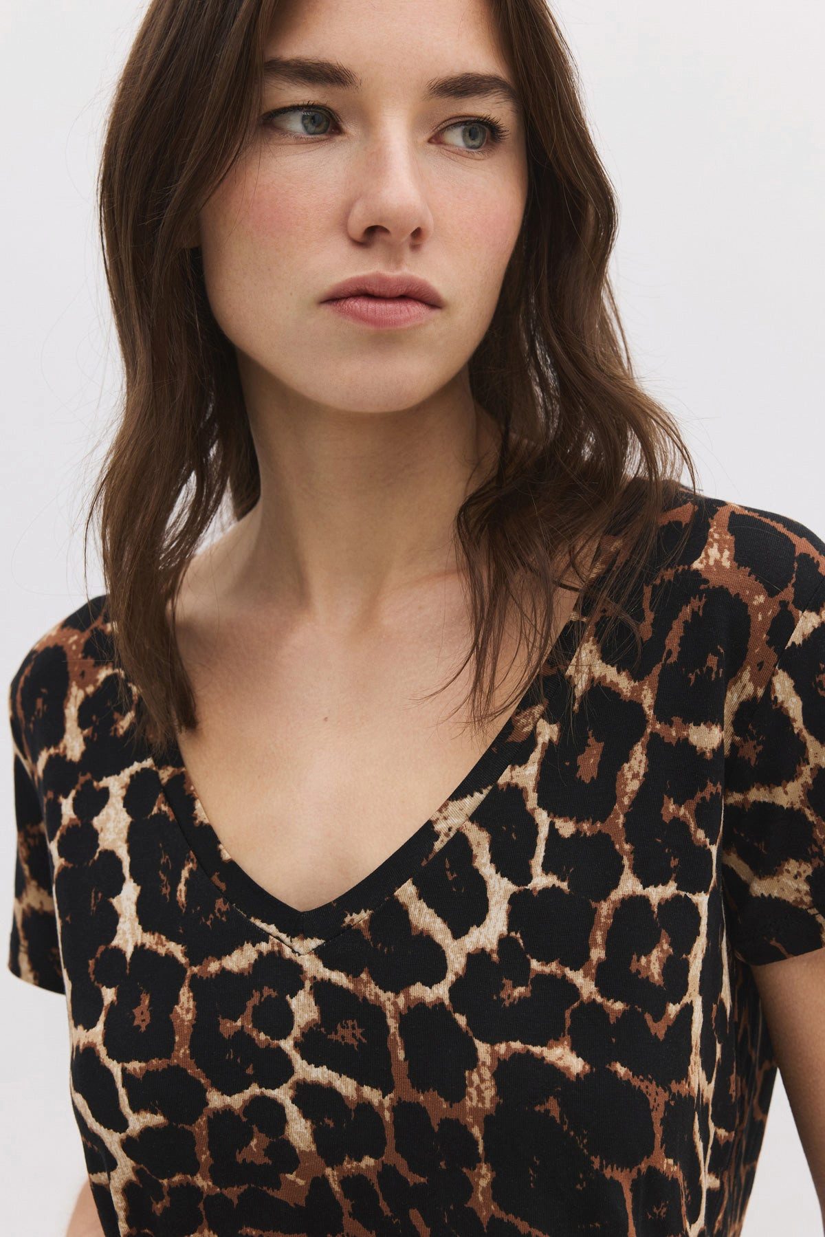 No Matter What T-Shirt T-Shirt mit V-Ausschnitt und Muster günstig online kaufen