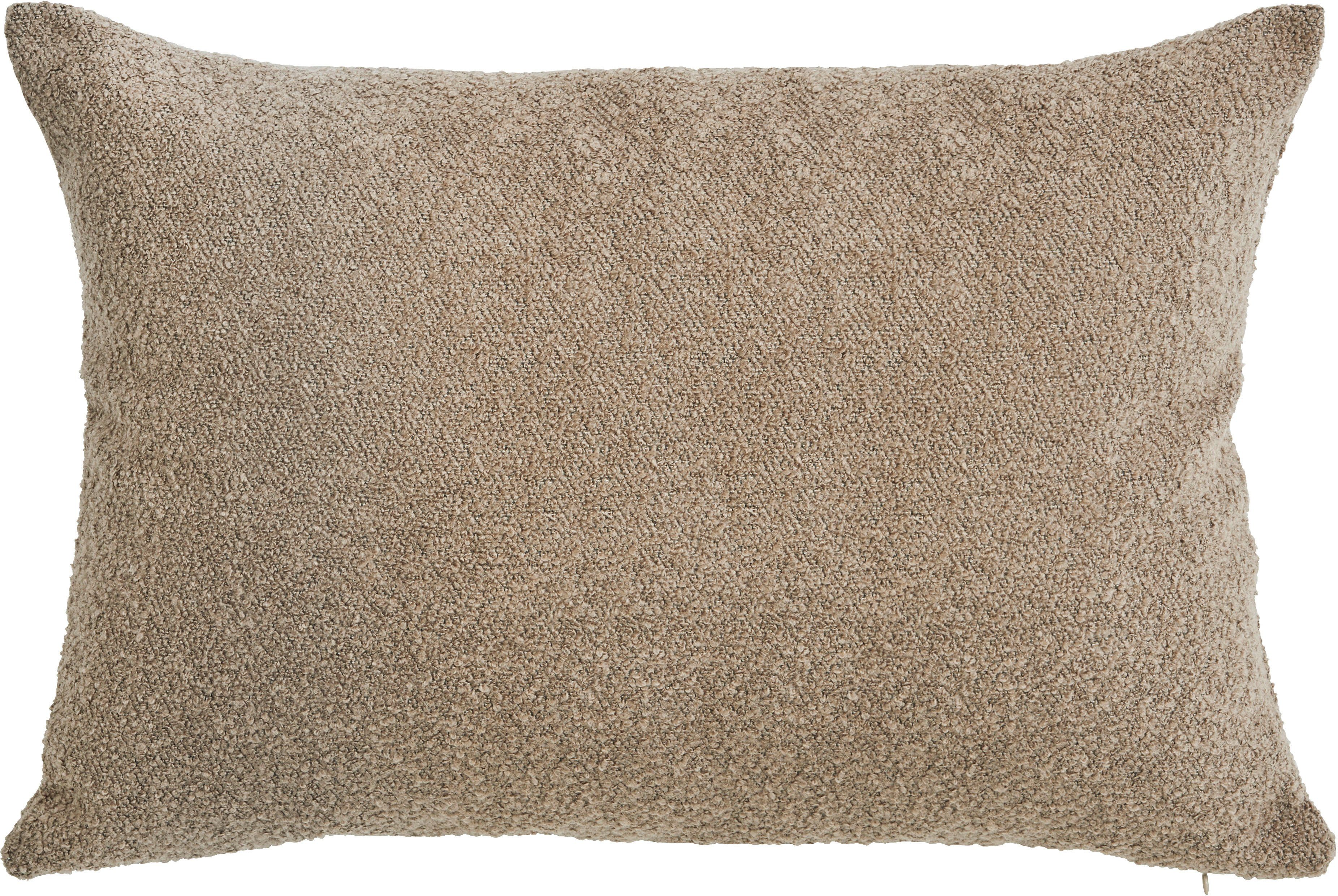 done.® Kissenhülle Touch, (1 Stück), Einfarbige Kissenhülle aus weichem Bouclé-Stoff