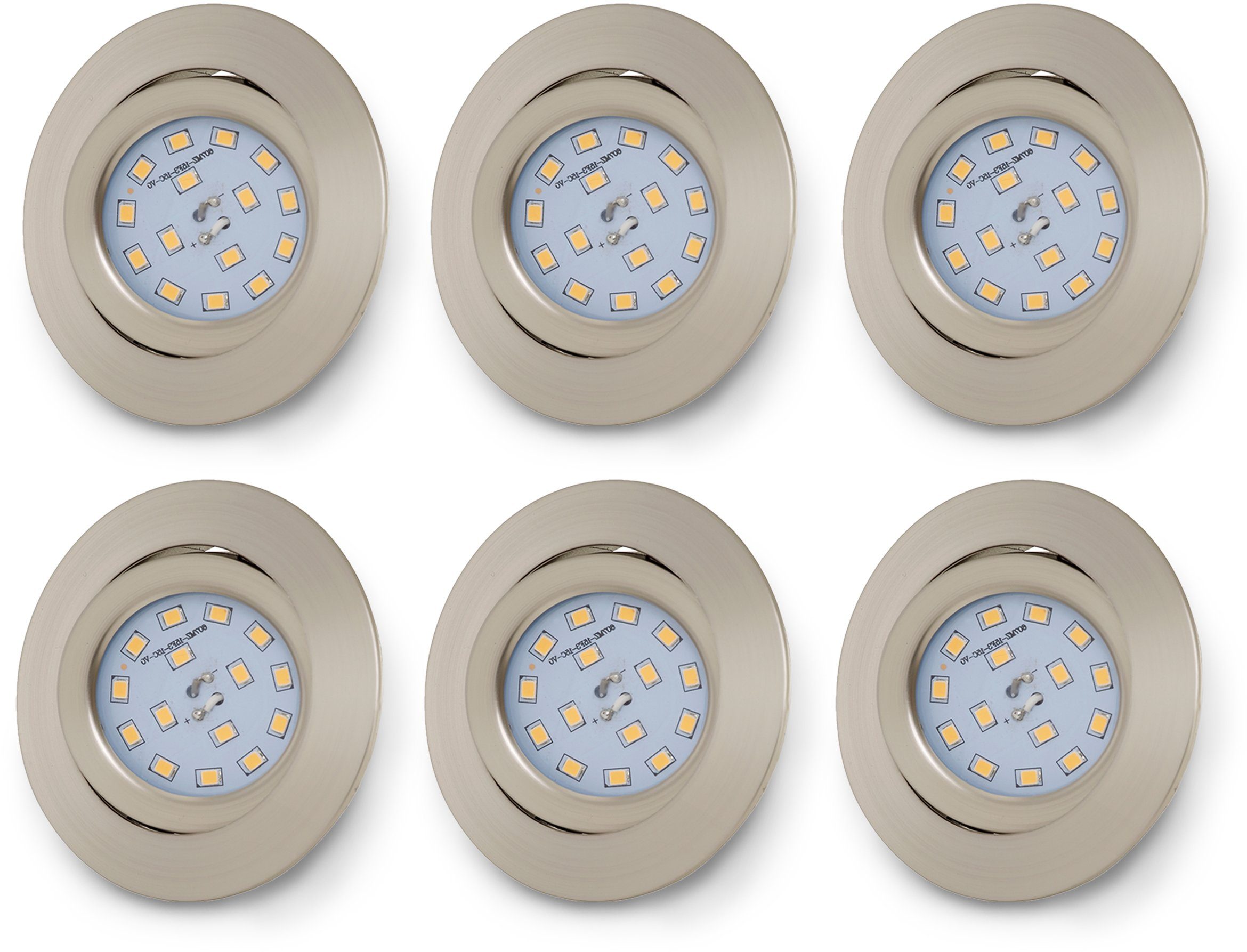 B.K.Licht LED Einbauleuchte 6er Set Einbaustrahler, günstig online kaufen