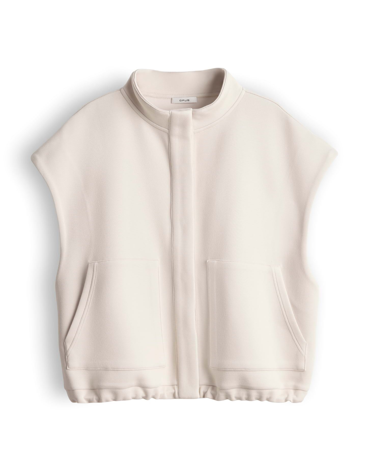 OPUS Sweatweste Gohita aus Sweatware mit weiter Passform voluminöser Fall, glatter Griff, – ideal für den Alltag