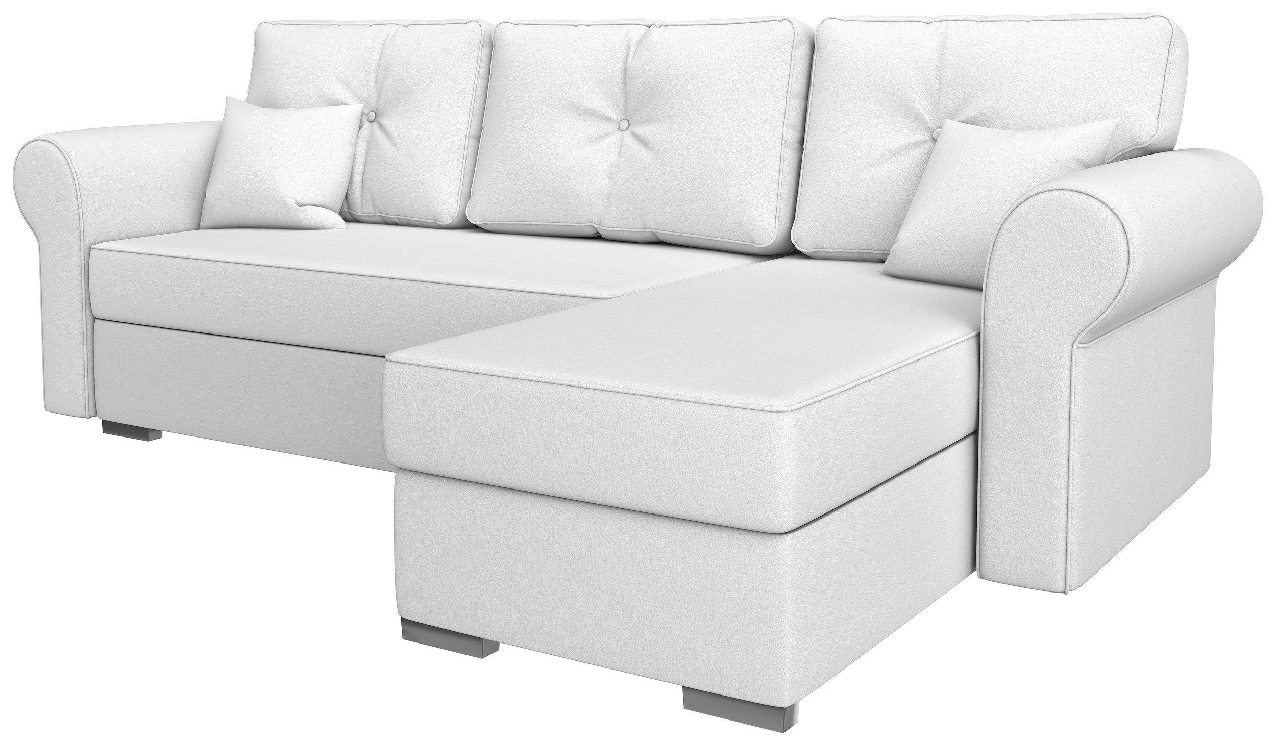 Stylefy Ecksofa Orco, L-Form, Eckcouch, Design, oder im Kissen stellbar, links Modern frei Bettkasten, rechts Raum mit mane bestellbar, inklusive Bettfunktion und