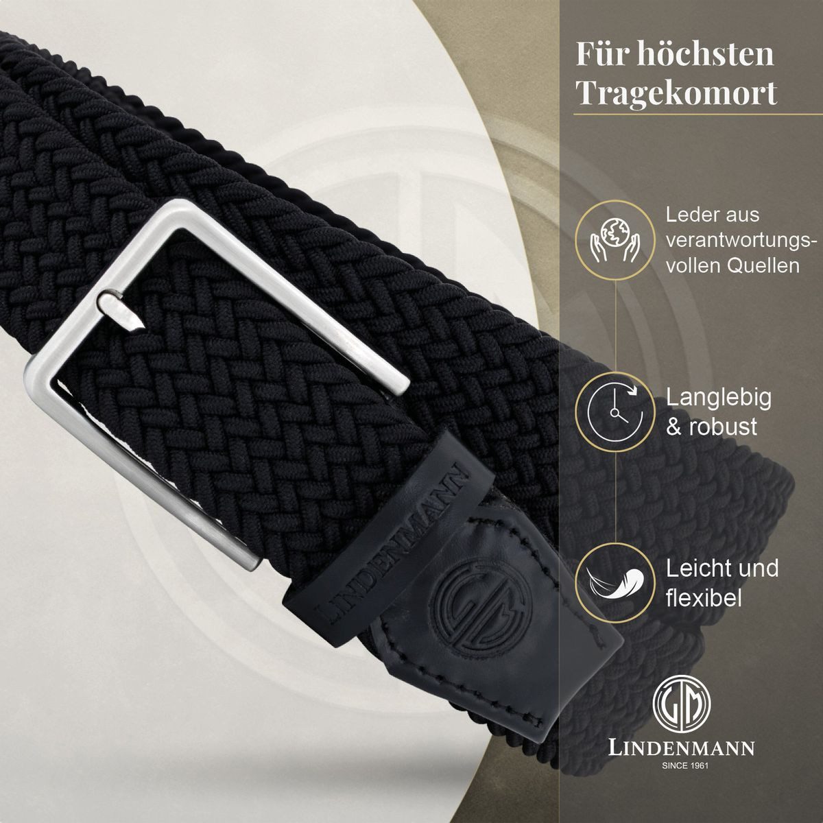 LINDENMANN Stretchgürtel