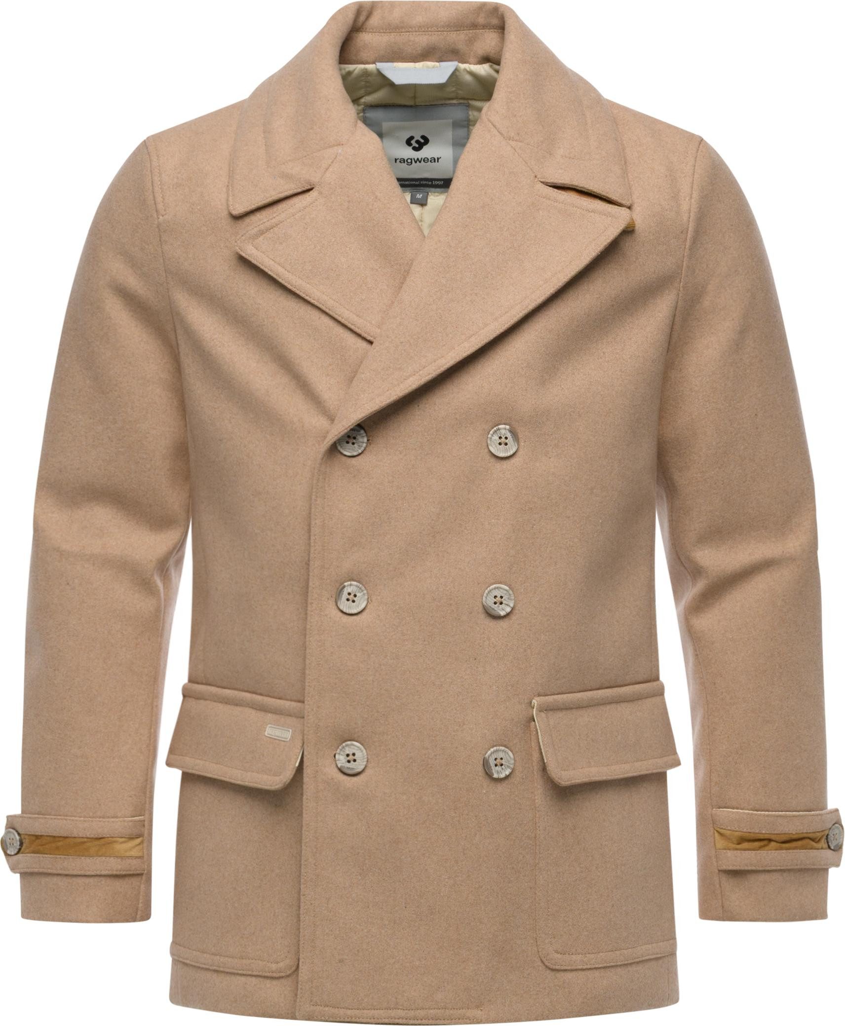 Ragwear Kurzmantel Parr YOUMODO klassischer Herren Wintermantel mit Reversk günstig online kaufen