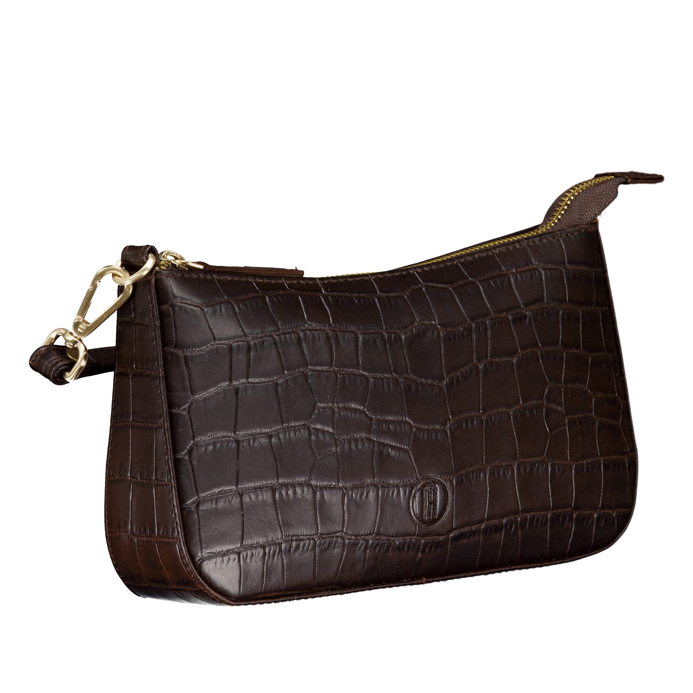 Hausfelder Manufaktur Umhängetasche Kroko günstig online kaufen
