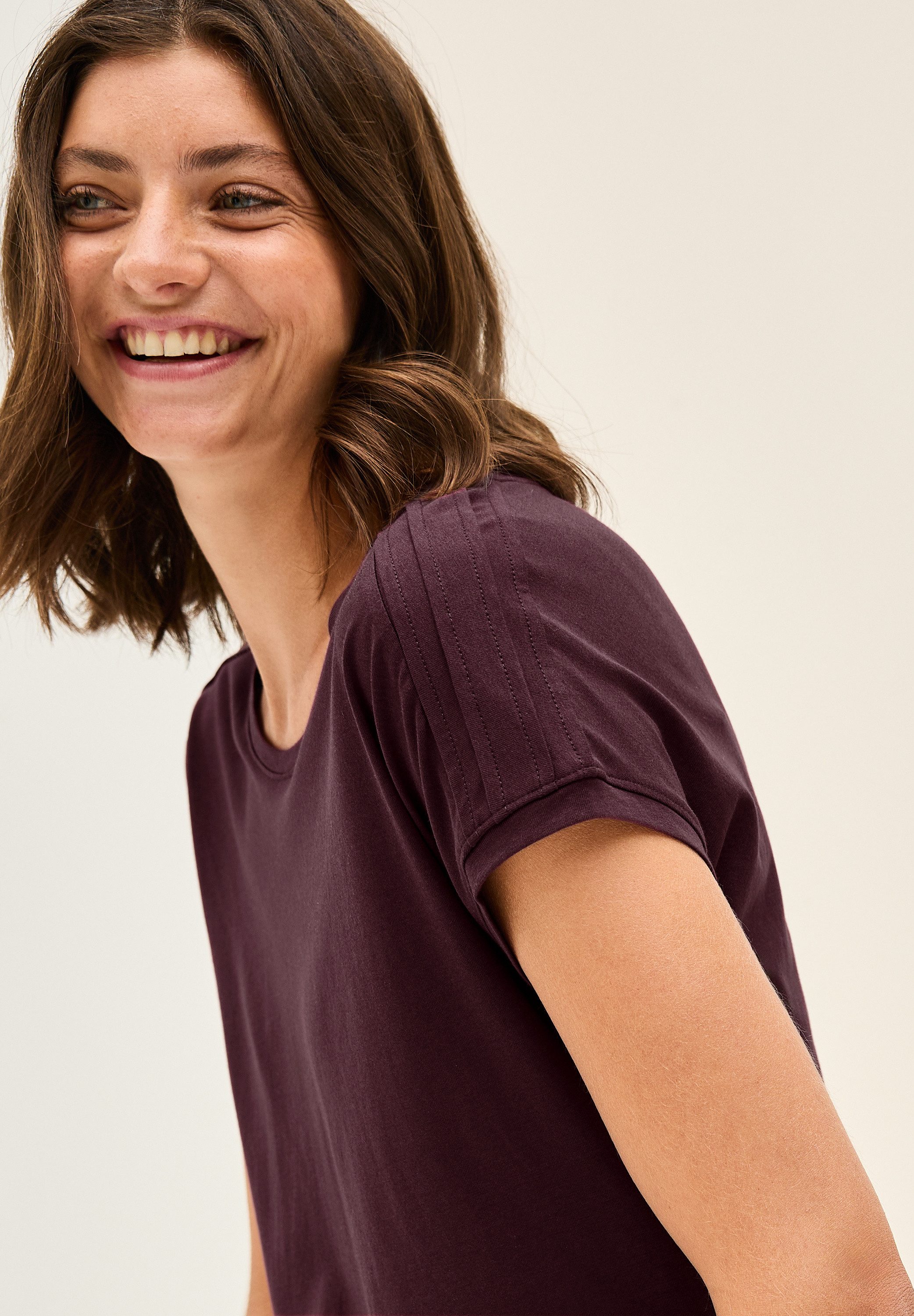 CECIL T-Shirt mit elastischem Bund günstig online kaufen