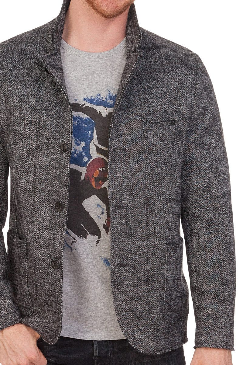 1890 Country Trachtenjanker Janker - STEYR - dunkelgrau