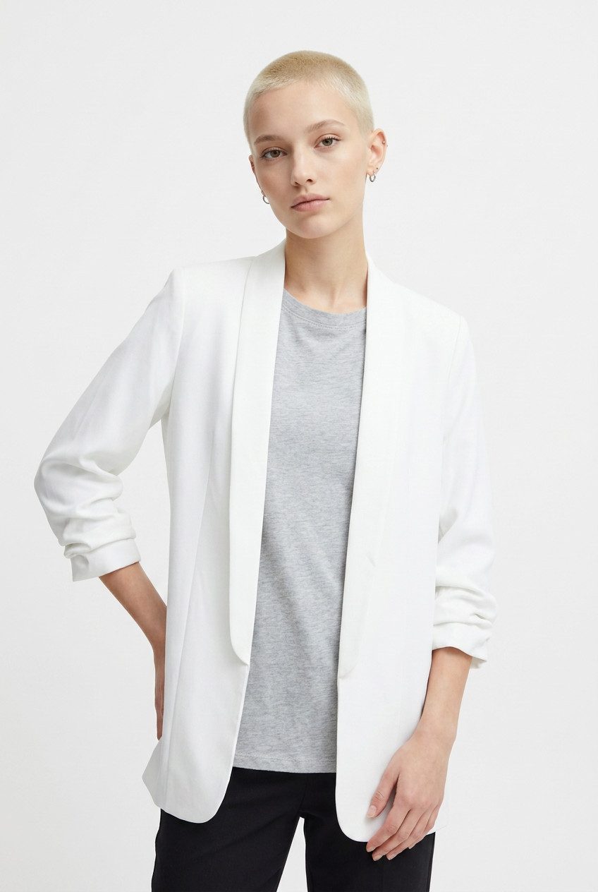 pieces Blusenblazer PCBOSELLA 3/4 BLAZER NOOS Materialmix, regular fit