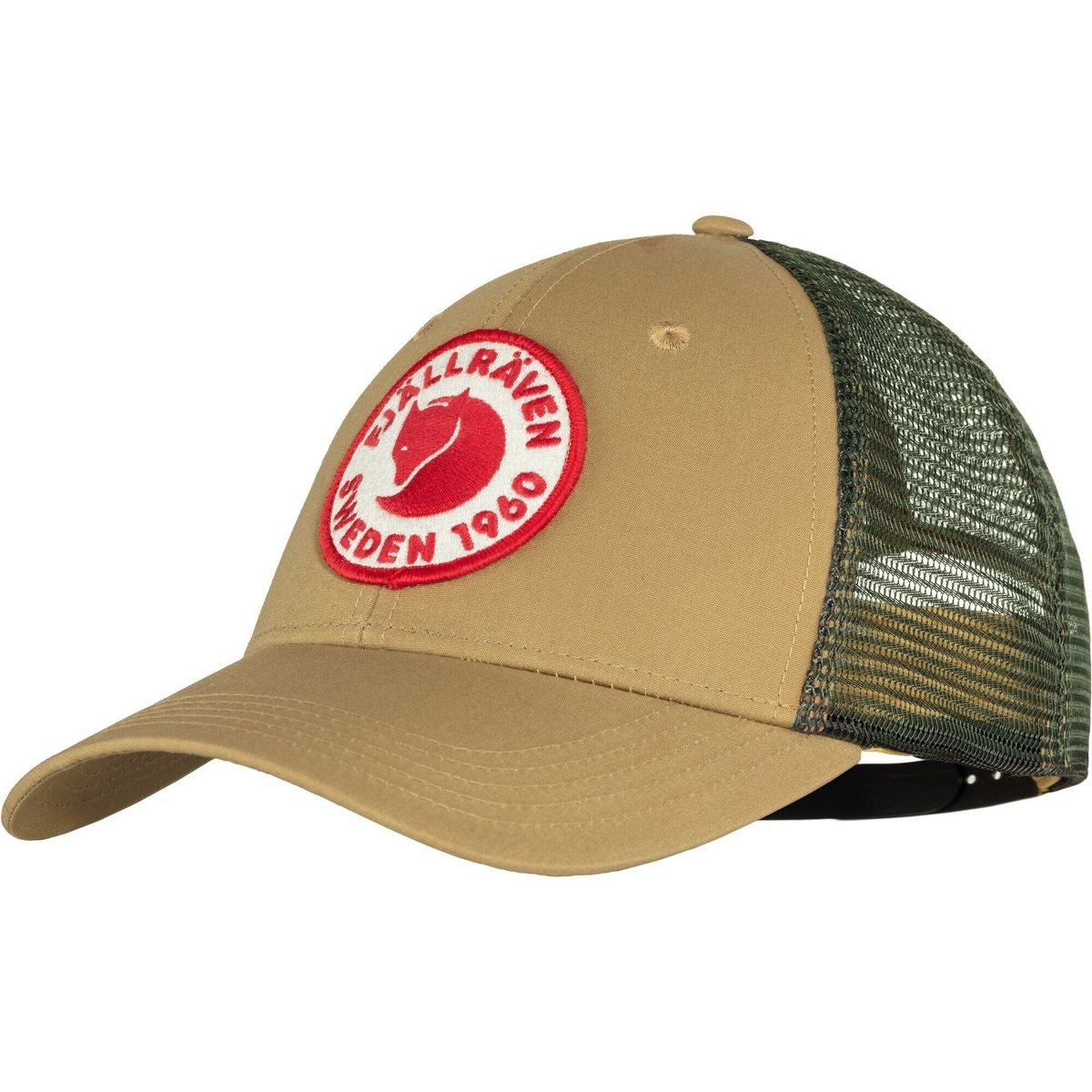 Fjällräven Trucker Cap 1960 Logo Långtradarkeps Stilvolle Trucker-Kappe aus G-1000 und recyceltem Polyester