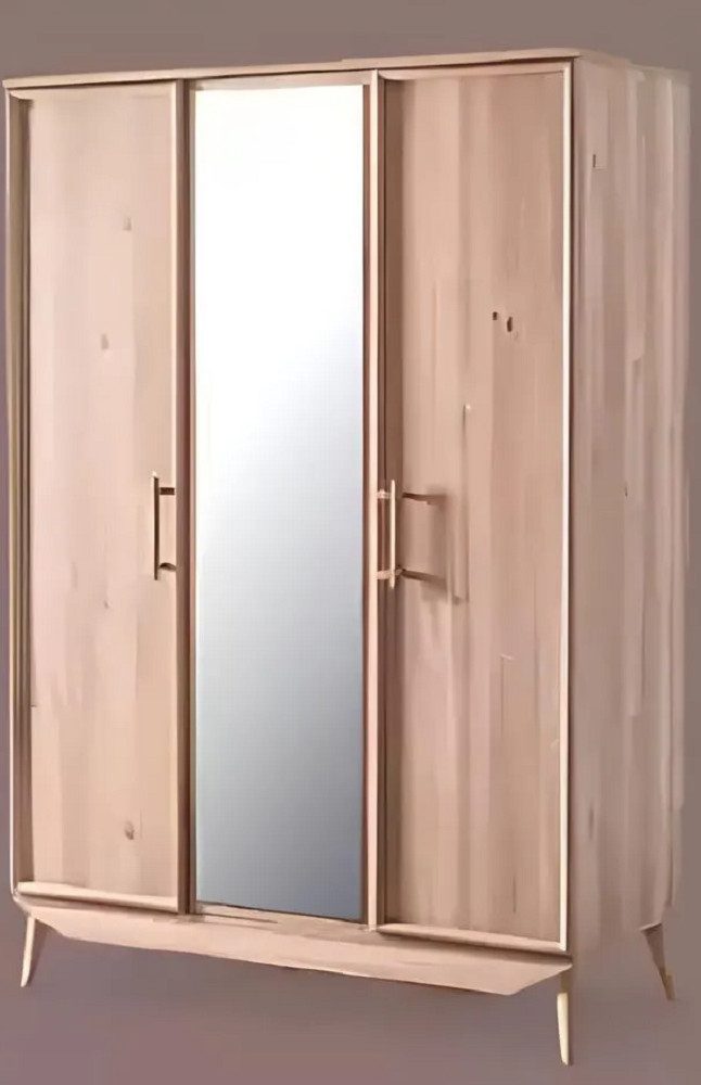 Xlmoebel Kleiderschrank Brauner Holzschrank mit edler Optik und viel Stauraum (Kleiderschrank) Hergestellt in Europa