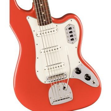 Fender E-Bass, E-Bässe, 4-Saiter E-Bässe, Vintera II '60s Bass VI RW Fiesta Red - E-Bass