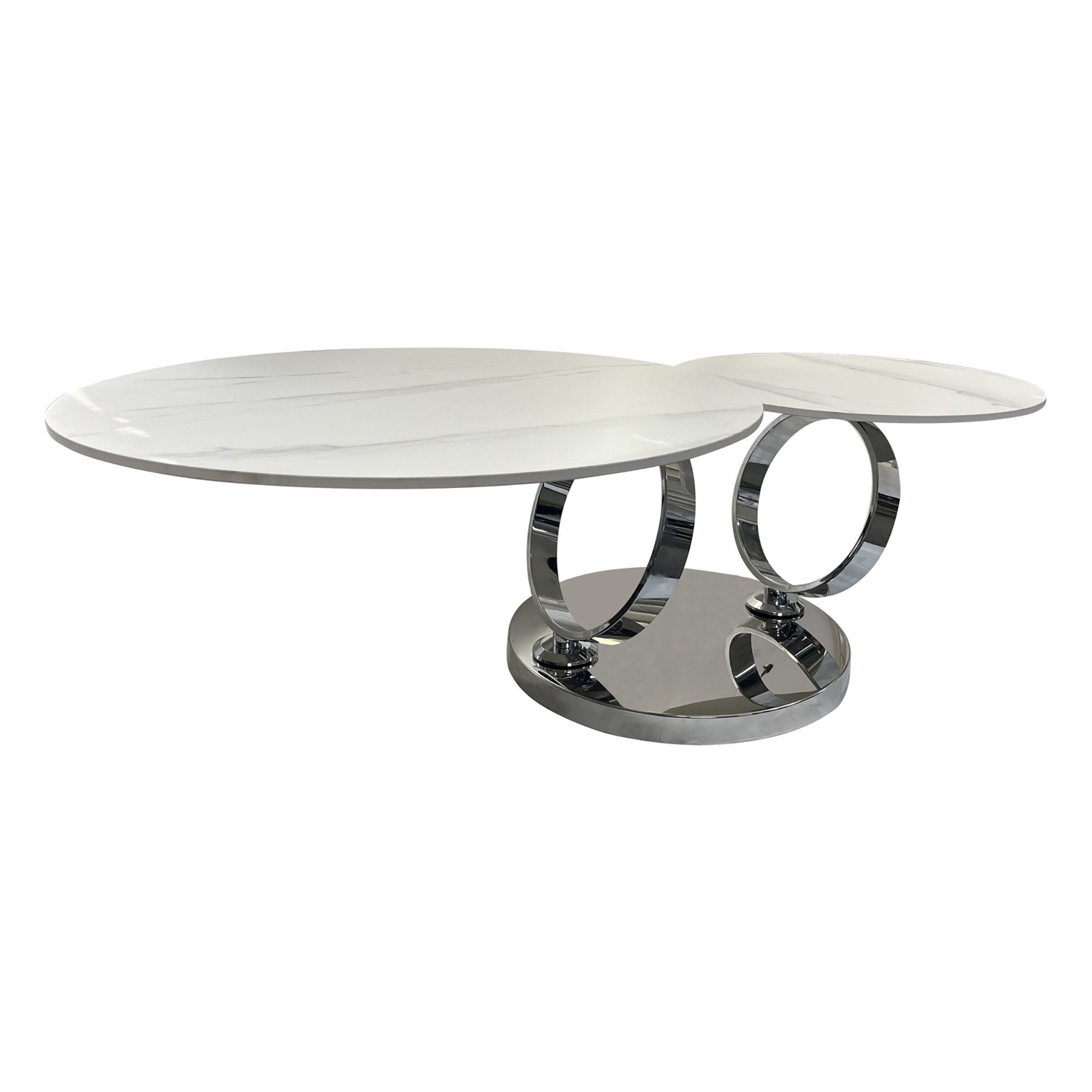 riess-ambiente Couchtisch DANCING RINGS weiß / günstig online kaufen