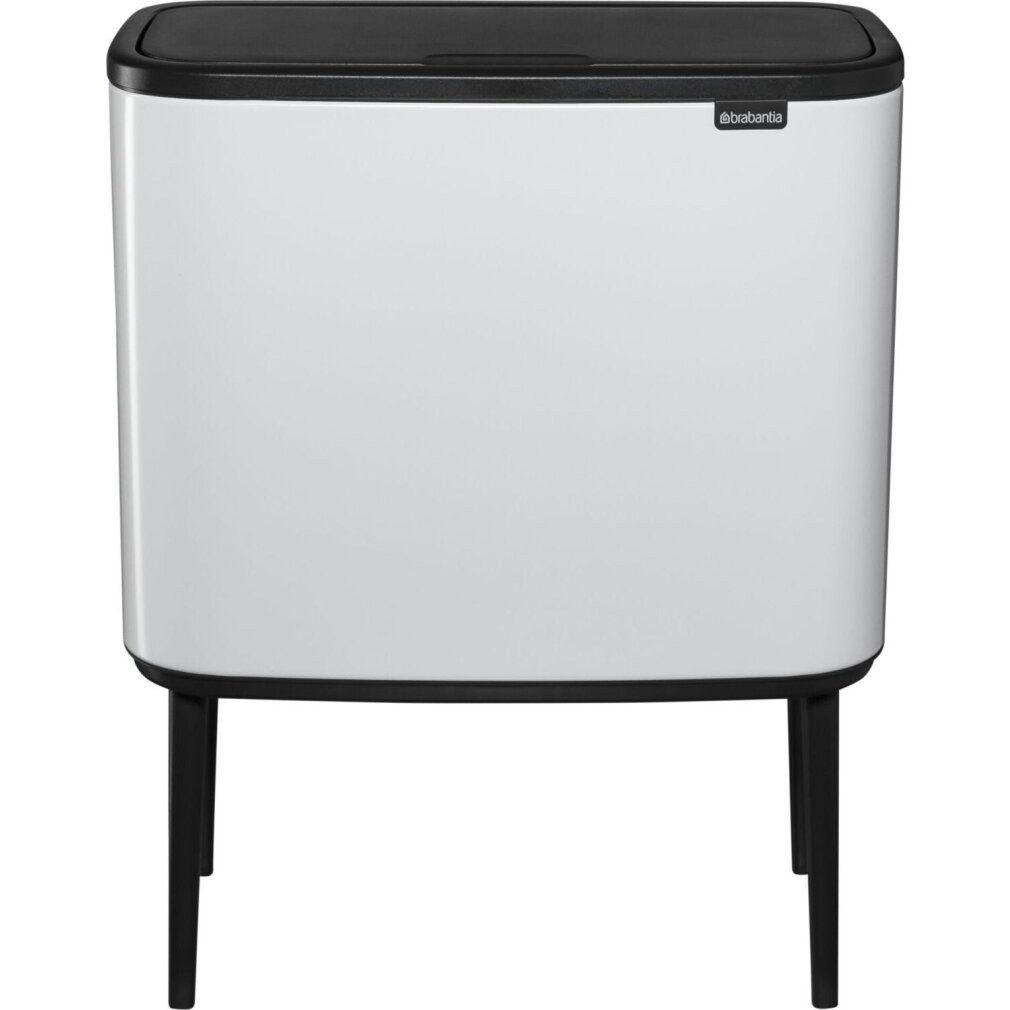 Brabantia Mülltrennsystem Mülleimer Bo Touch Bin weiss, 11 + 23 L