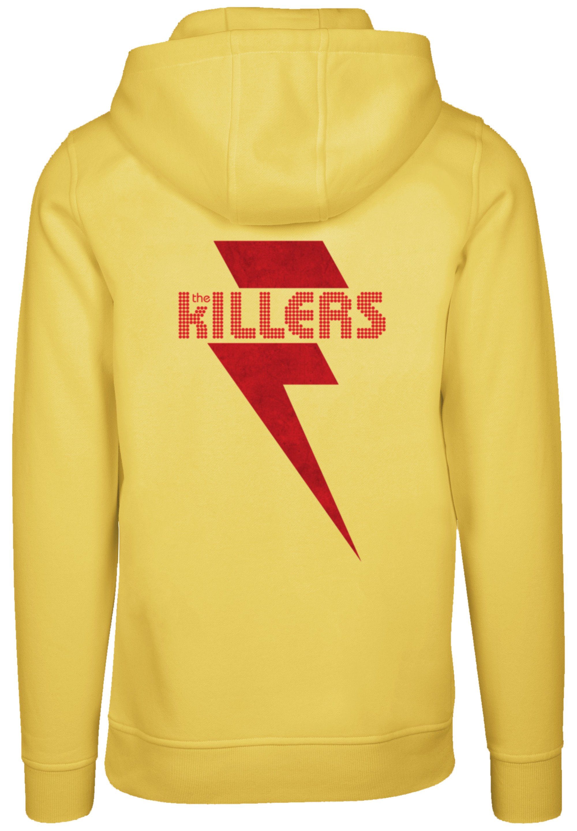 F4NT4STIC Kapuzenpullover The Killers Rock Musik Band Hoodie, Warm, Bequem taxi yellow