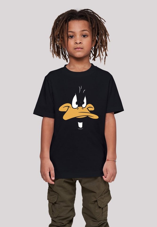 F4NT4STIC T-Shirt Looney Tunes Daffy Duck Big Face Unisex Kinder,Premium  Merch,Jungen,Mädchen,Bedruckt