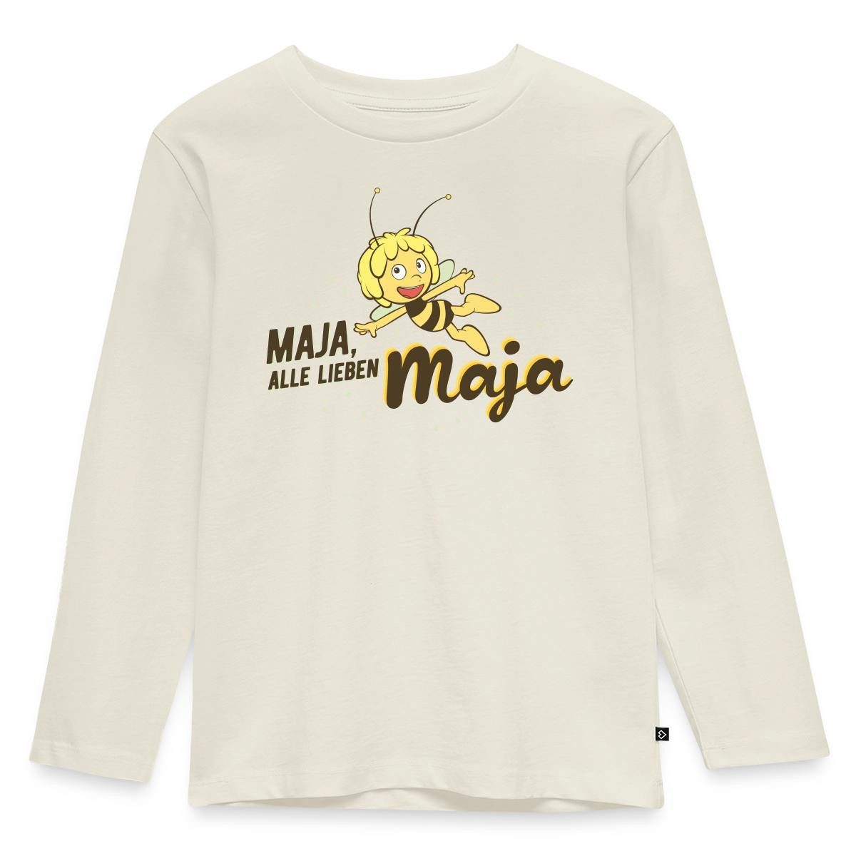 Spreadshirt T-Shirt Biene Maja Alle Lieben Maja Kinder Premium Langarmshirt (1-tlg)