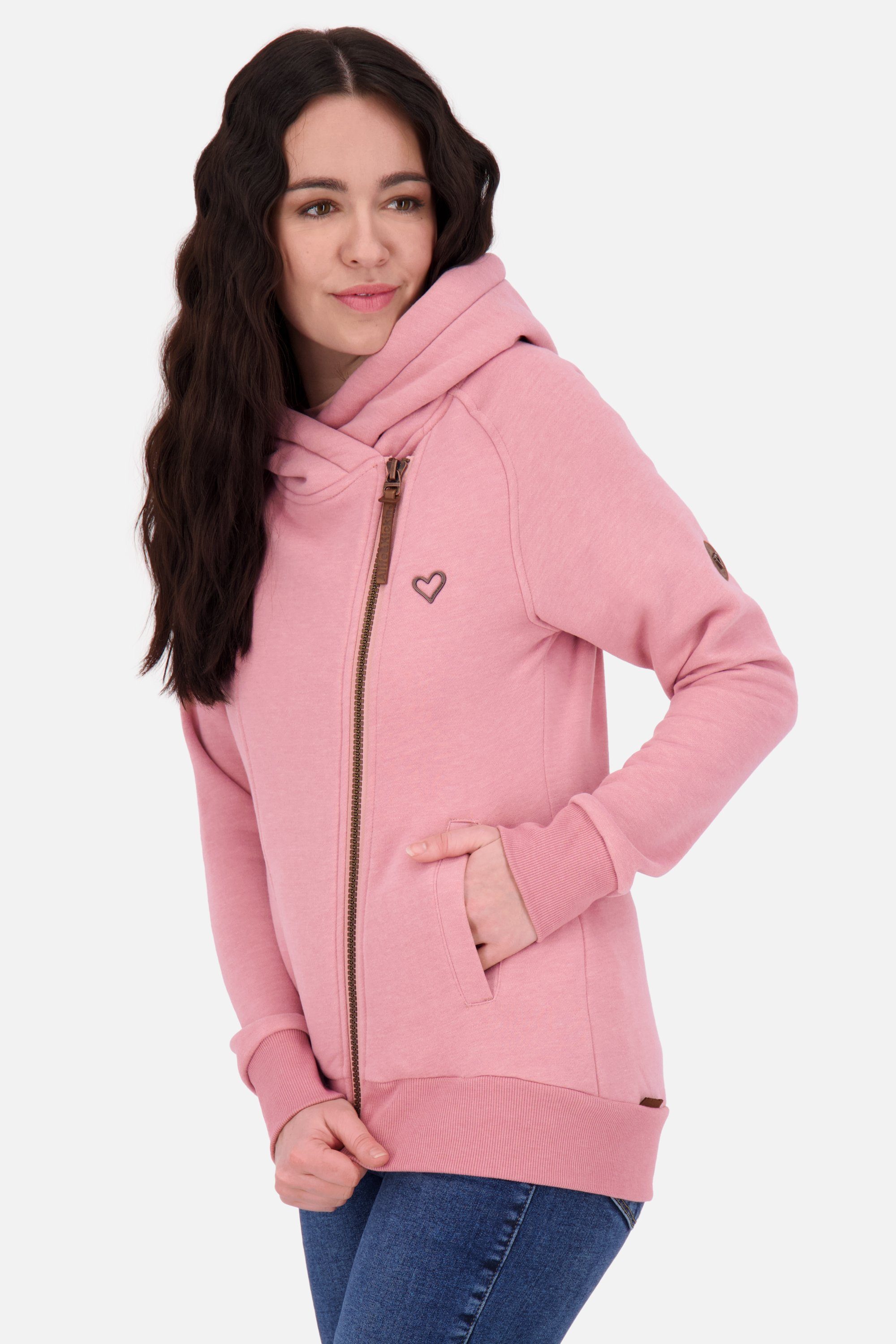 melange & Kickin Kapuzensweatjacke Hooded mauve Sweatjacket Alife A SnakecharmerAK Damen