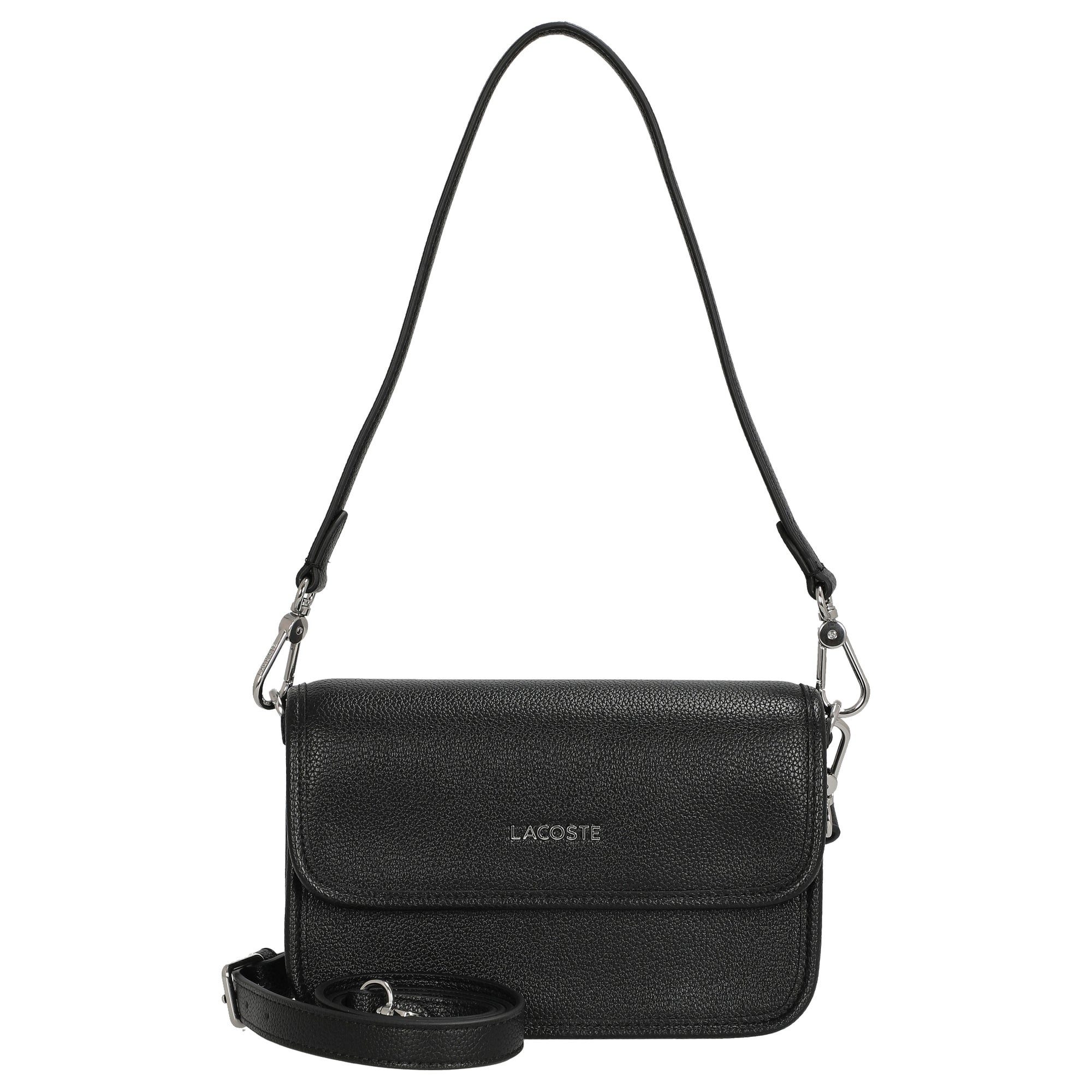 Lacoste Umhängetasche Flap Crossover Bag - Umhängetasche 21 cm (noir)