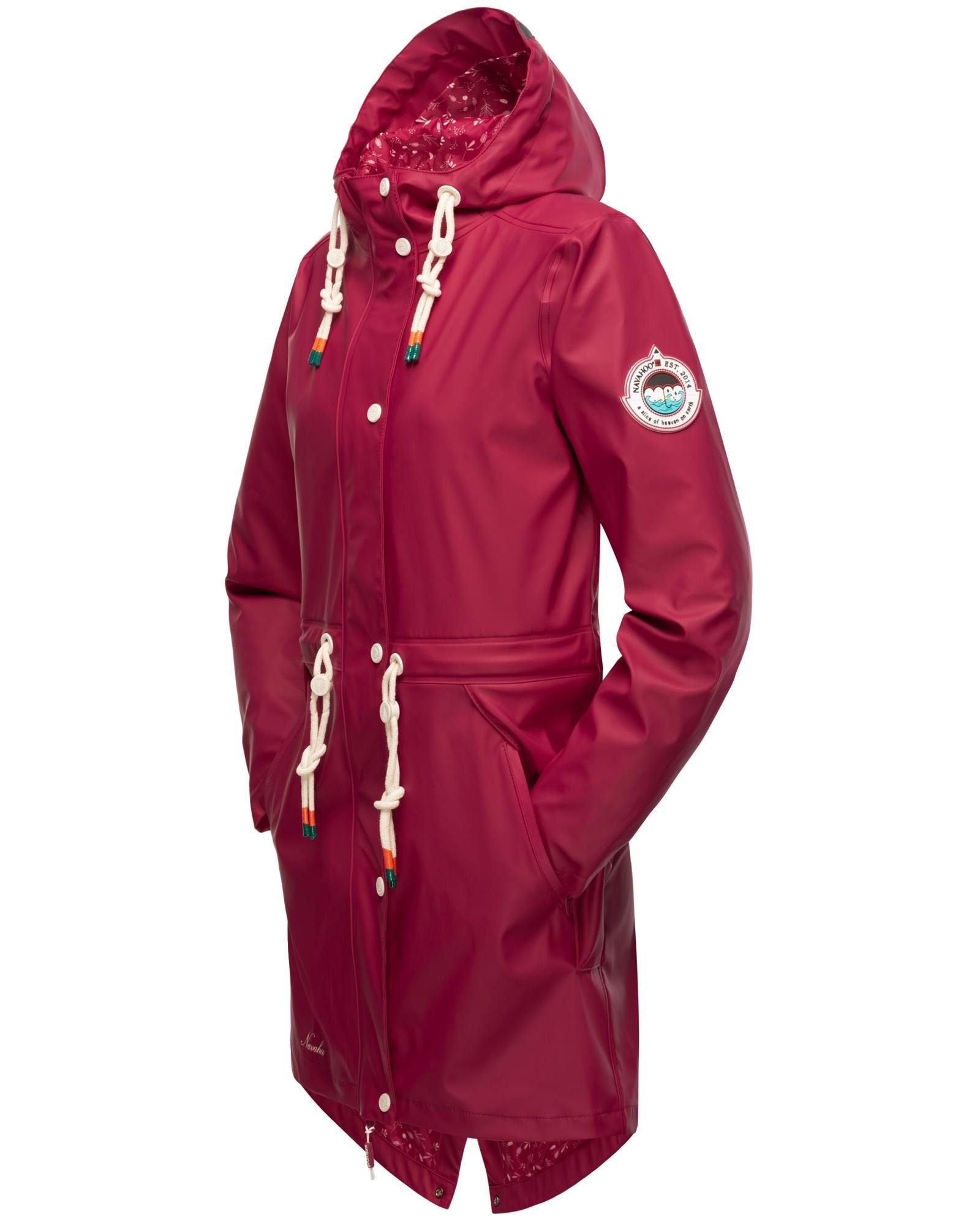 Navahoo Regenjacke Tropical Stormoo modischer Regenmantel Damen fuchsia Outdoor