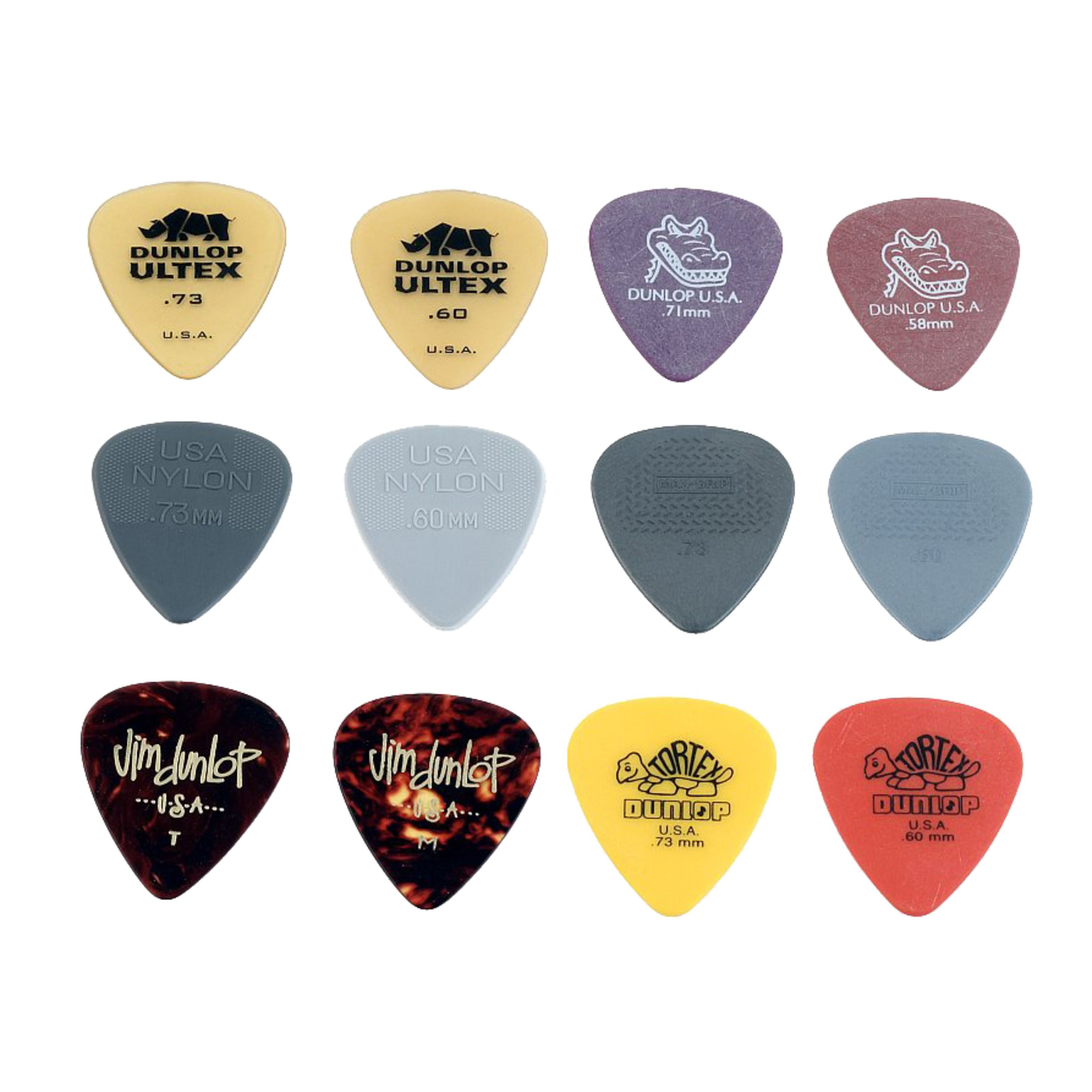 Dunlop Plektrum, PVP101 Guitar Pick LT/MD Variety Pack - Plektren Set
