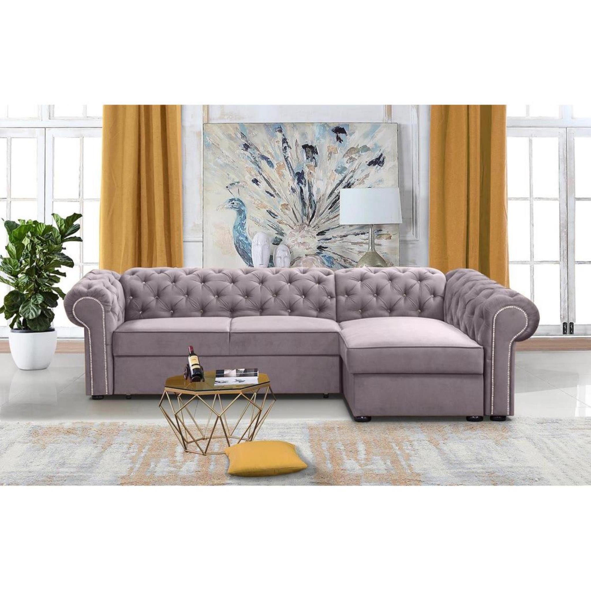Beautysofa Polsterecke Chester L, L-Form Ecksofa günstig online kaufen