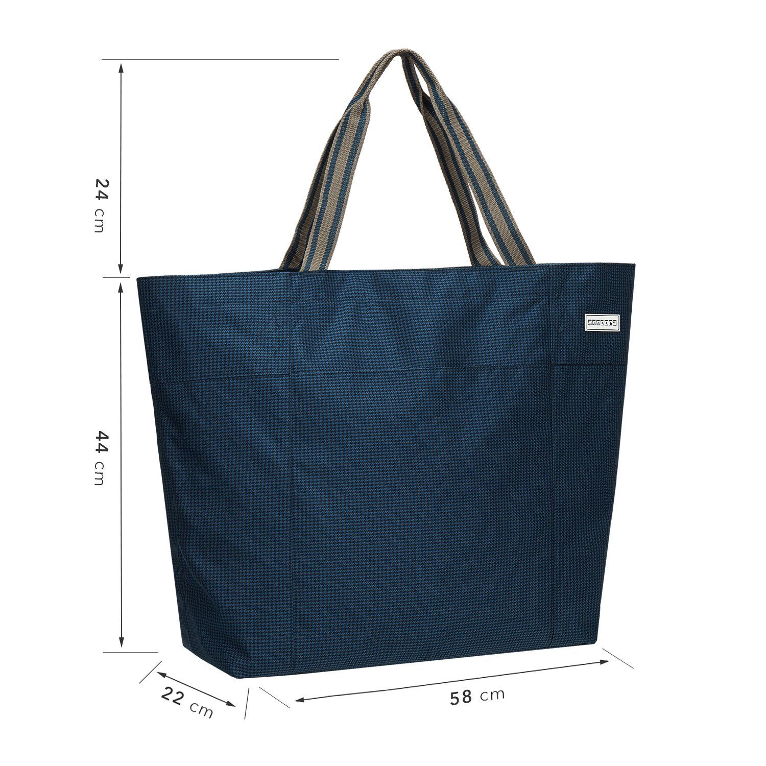 anndora XL-Strandtasche Umhängetasche Freizeittasche XXL 40 Liter, Geräumig günstig online kaufen