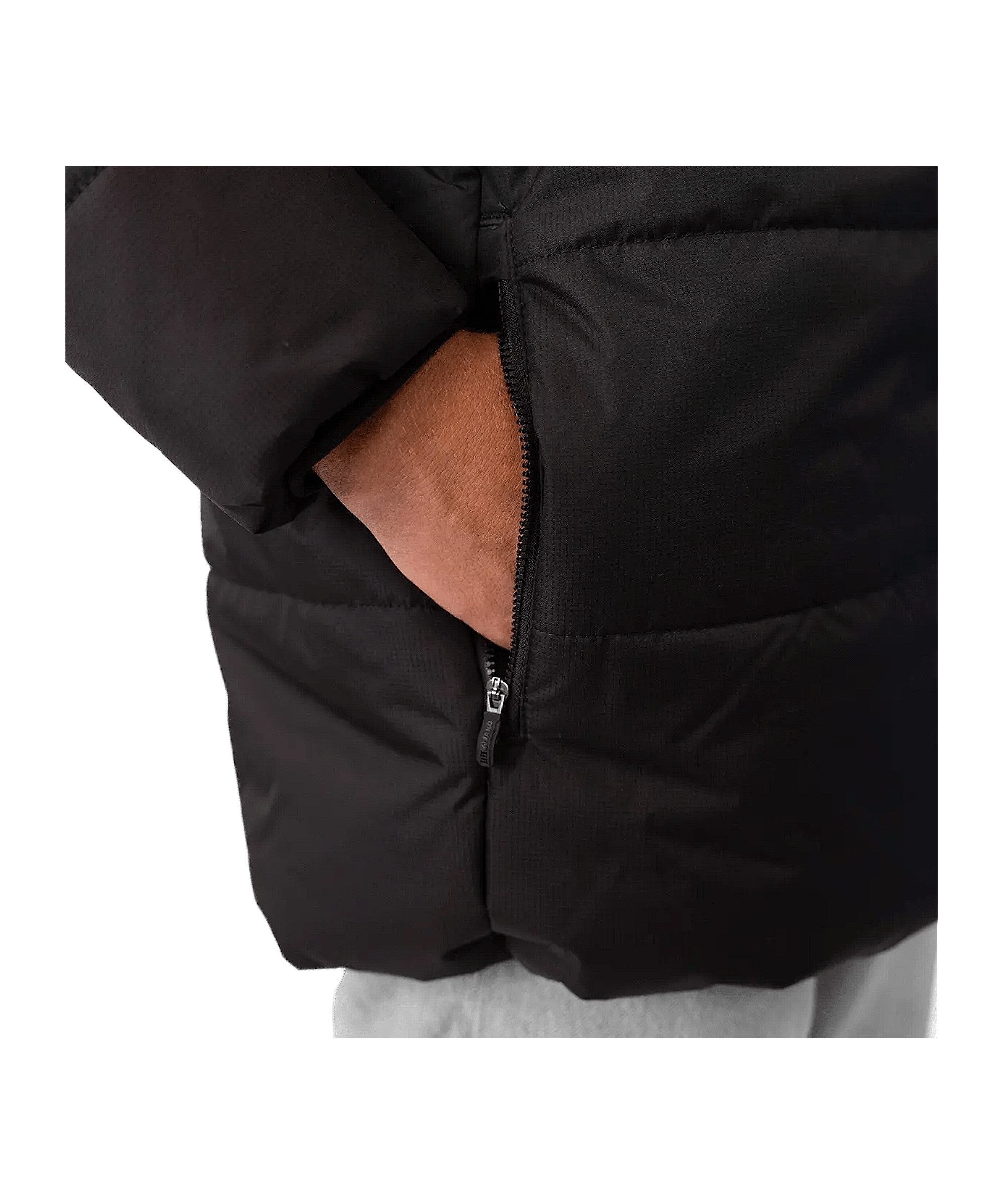Jako Allwetterjacke Team Coach Kapuzenjacke Kids (1-St) Kapuze – Bild 4 von 5