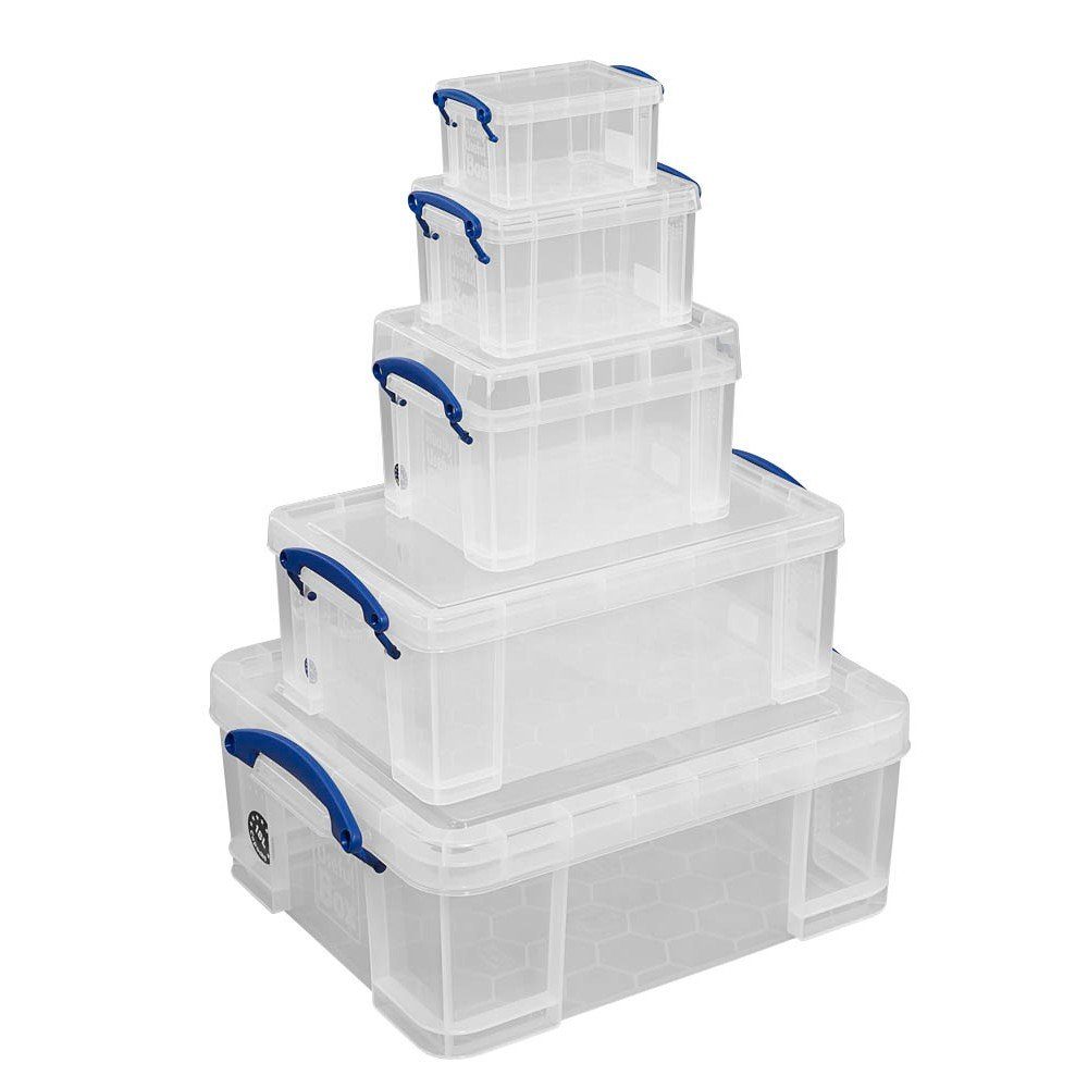 Aufbewahrungsbox Really Useful Box Aufbewahrungsboxen Set 18l, 9l