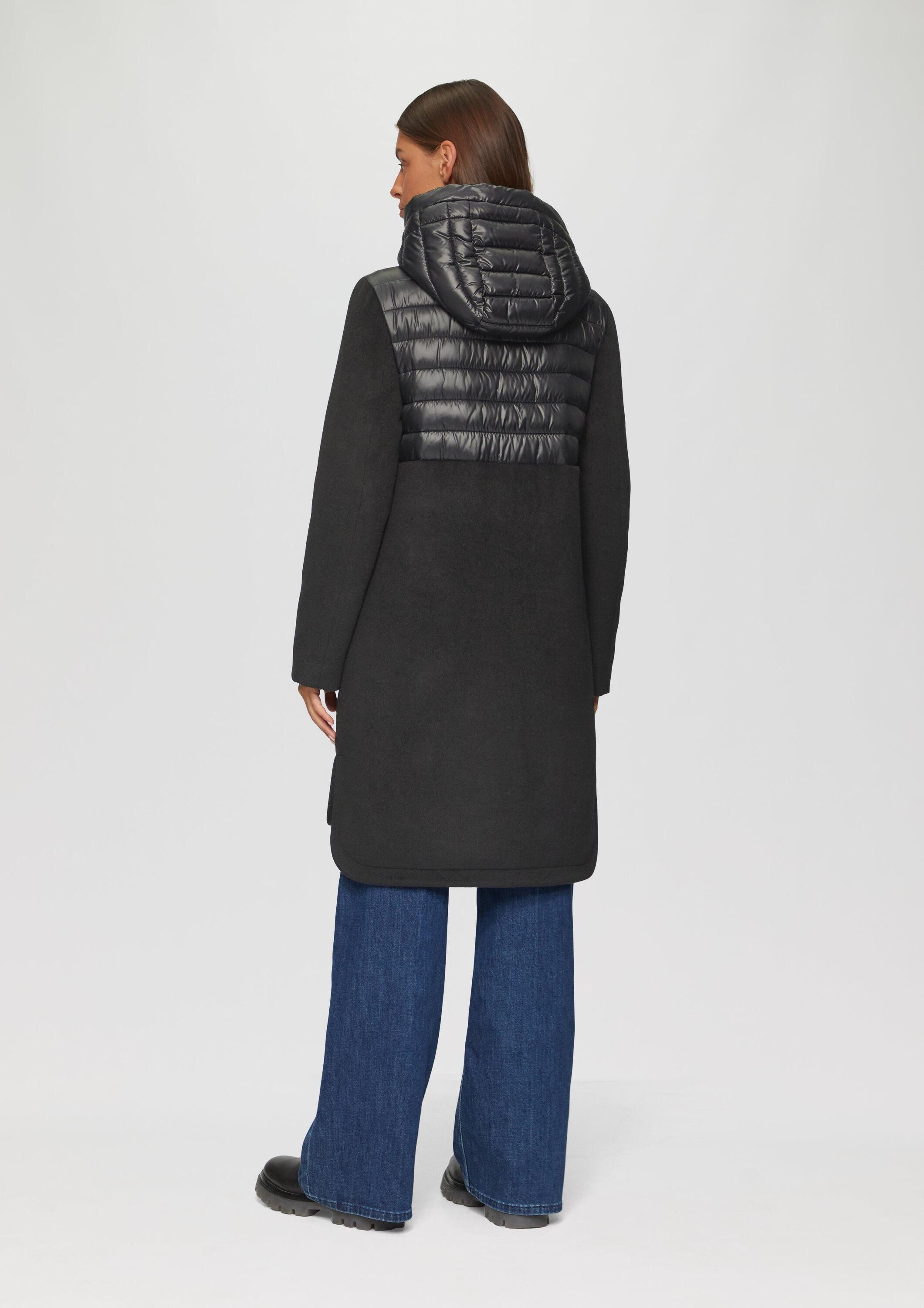 s.Oliver Wintermantel Outdoor-Mantel Parka im Fabricmix