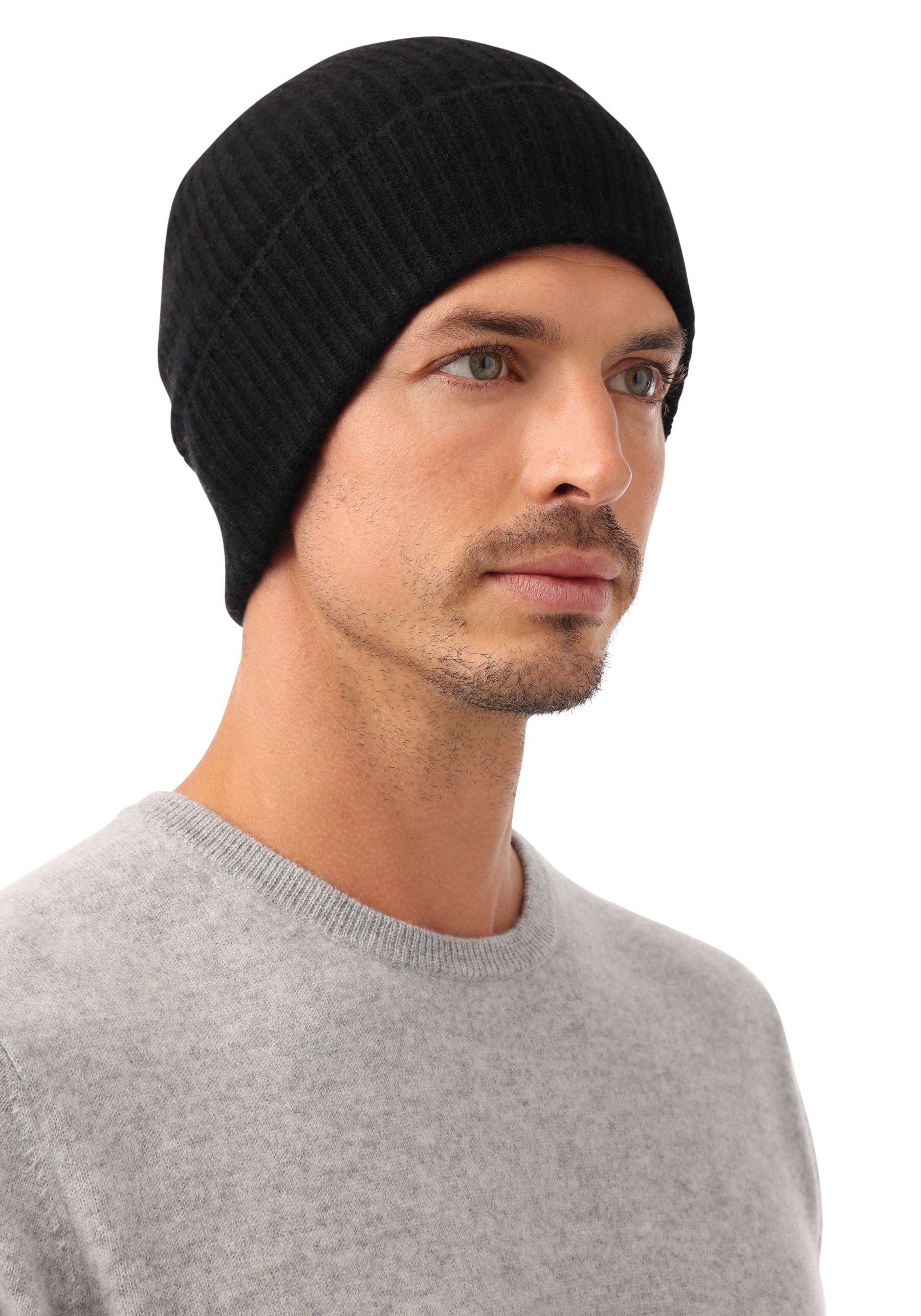 Zwillingsherz Strickmütze mit Umschlag günstig online kaufen
