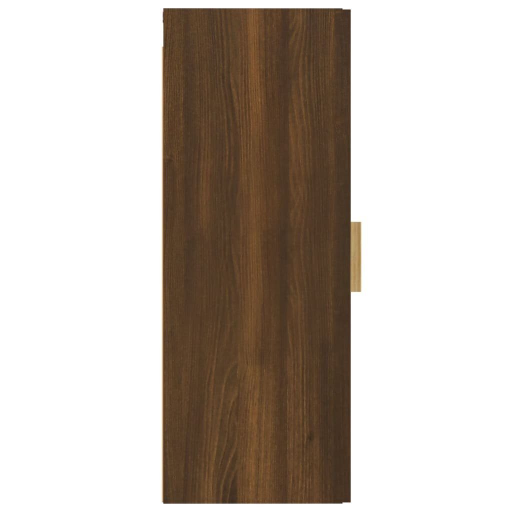34,5x34x90 Braun furnicato cm Eichen-Optik Wandregal Holzwerkstoff Wandschrank