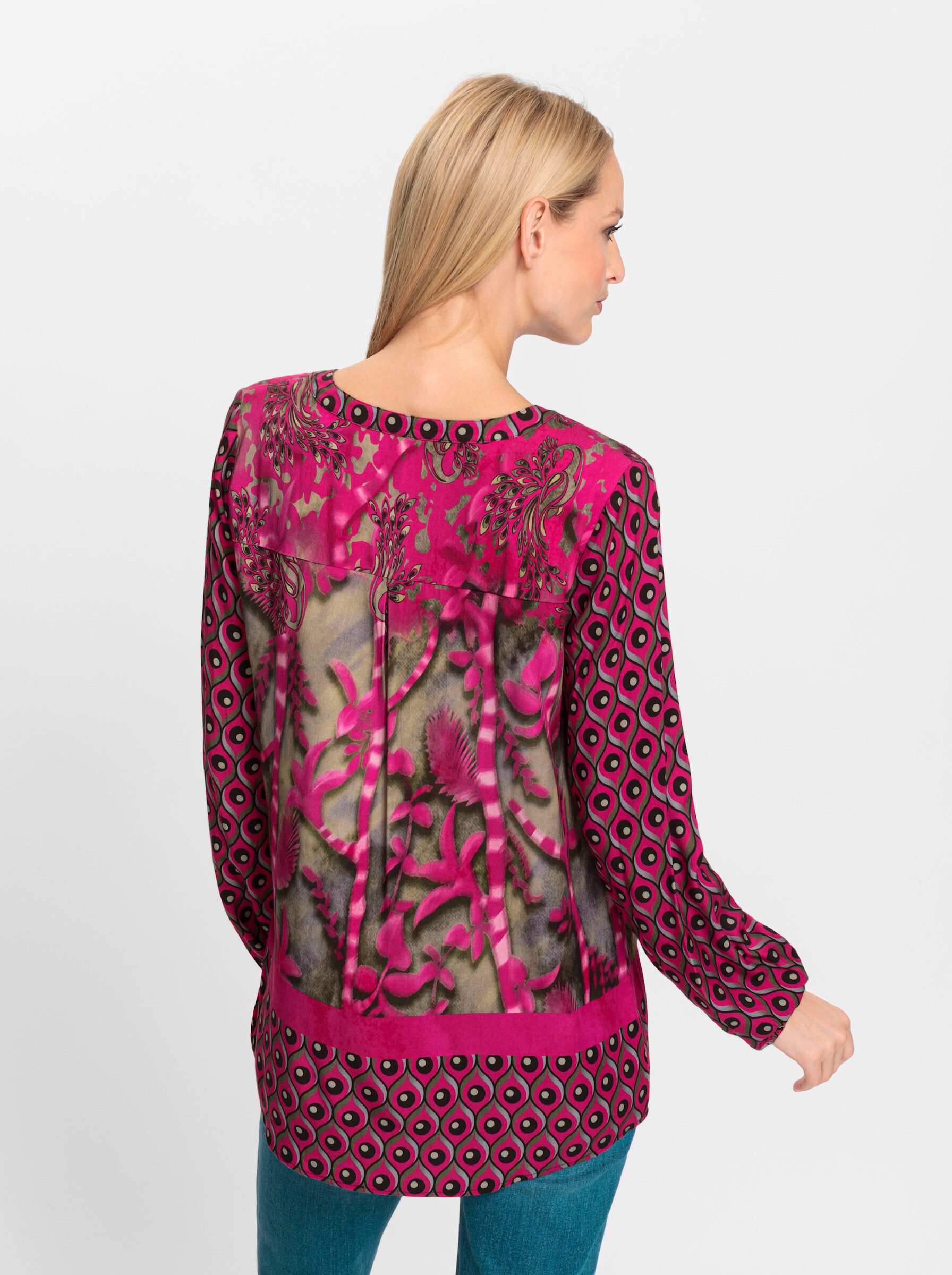 heine Klassische Bluse Druckbluse günstig online kaufen