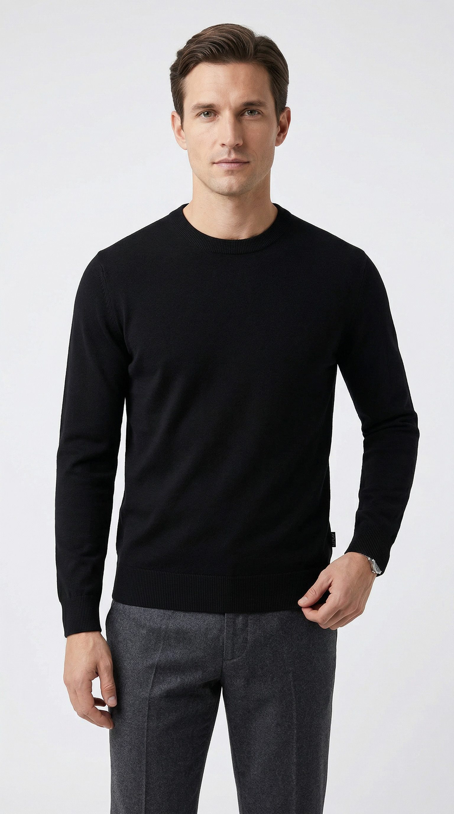 Replay Strickpullover mit Kaschmir-Anteil, Rundhals