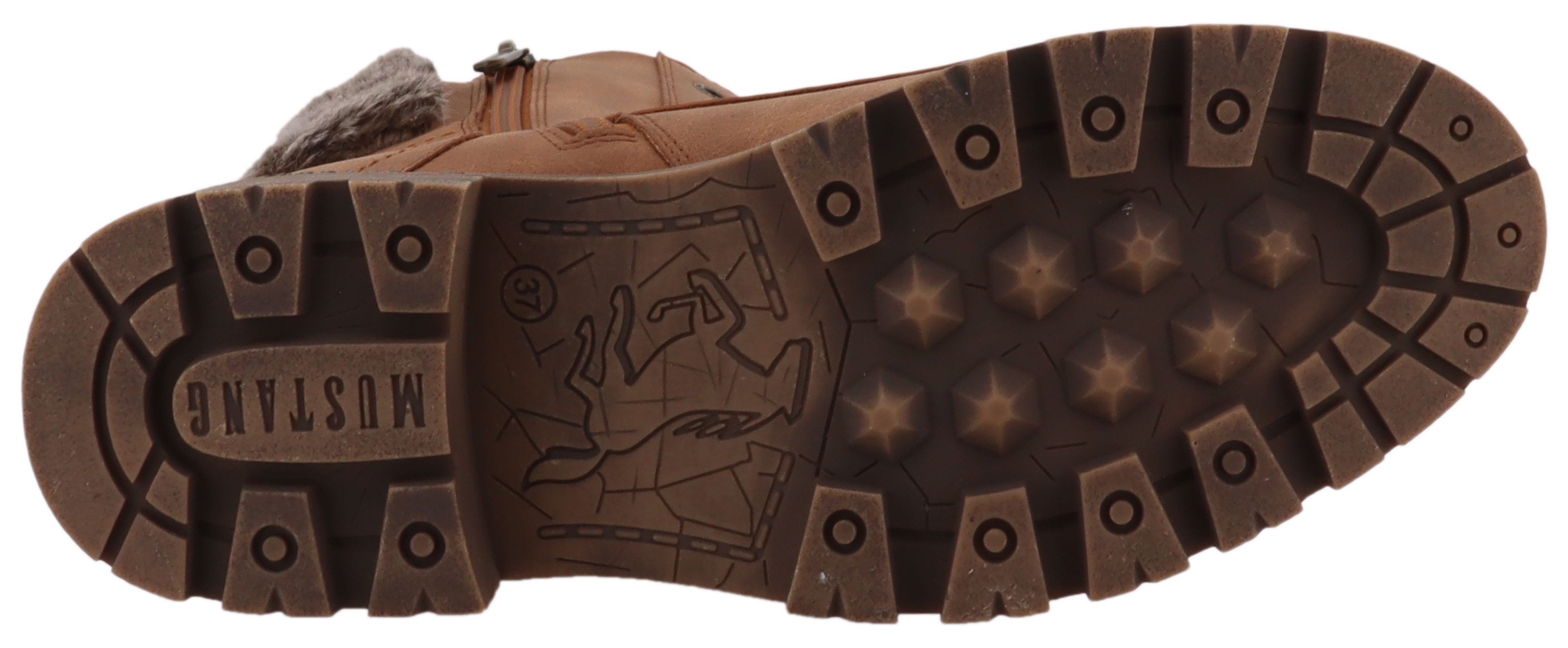 Mustang Shoes Darleen Winterstiefelette Winterboots mit Fellimitatkragen