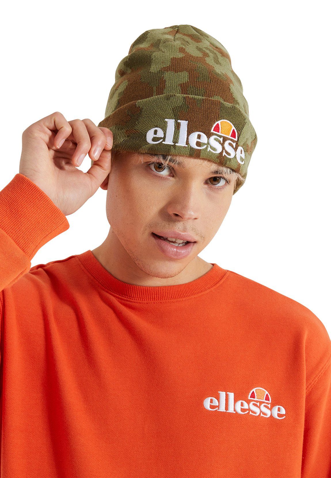 Ellesse Beanie Ellesse Mütze VELLY CAMO BEANIE Khaki