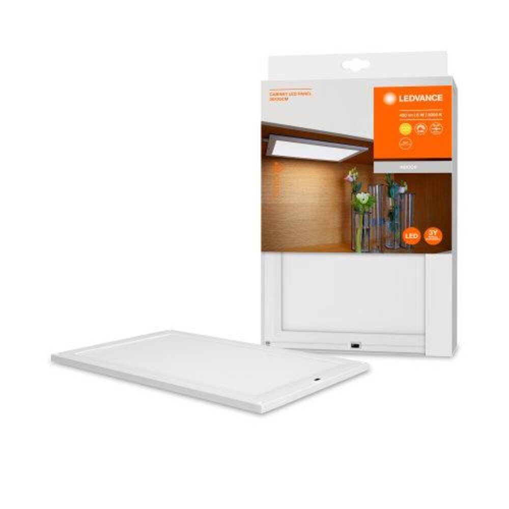 Ledvance LED Panel Acrylonitrile butadiene styrene (ABS), 7,5W, warmweiß, 450lm, 3000K, warmweiß