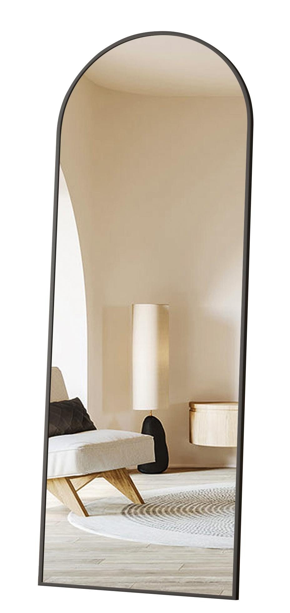 Wandspiegel Gold Schwarz groß 150x50 Ganzkörperspiegel Spiegel Flur Ganzkörper