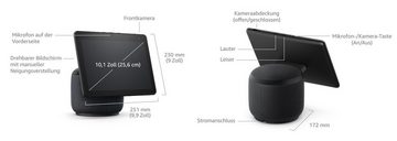 Amazon Echo Show 10 - Smart Display Alexa Gerät mit Bewegungsfunktion Sprachgesteuerter Lautsprecher (Sprachassistent, Videoanruf, Streaming, WLAN, Bluetooth)