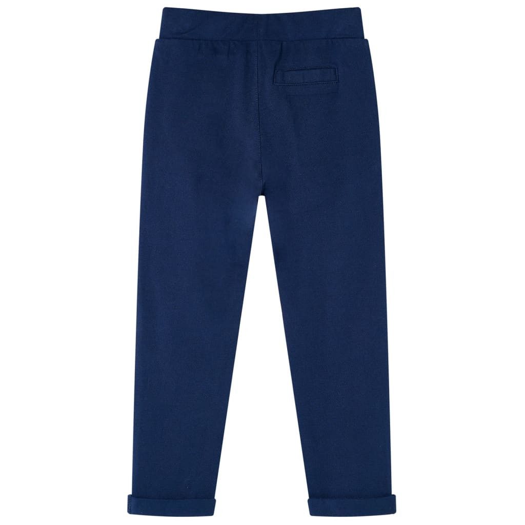 vidaXL Schlupfhose Kinderhose mit Kordelzug Marineblau 104