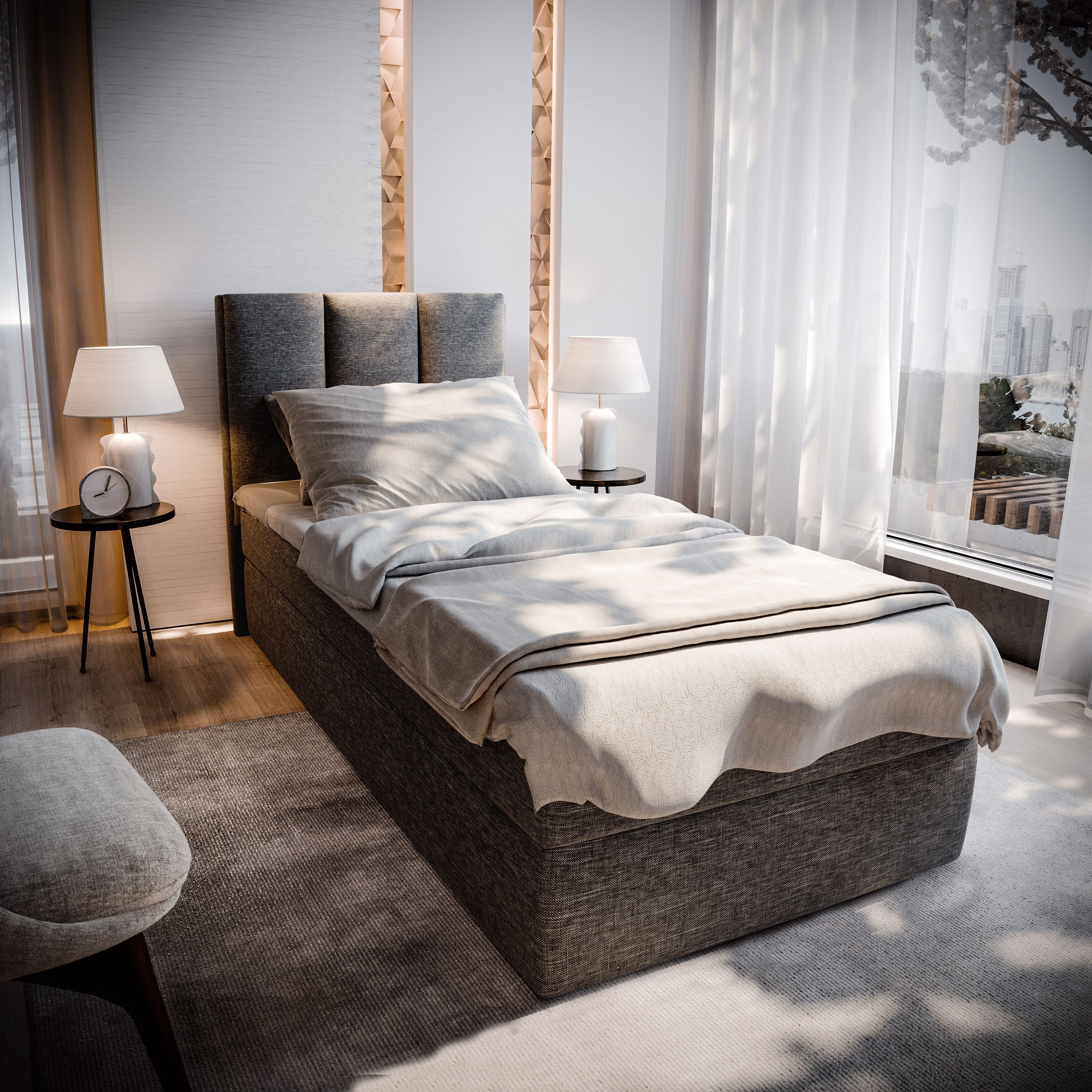 Masseno Boxbett MERIL 100x200 cm mit günstig online kaufen