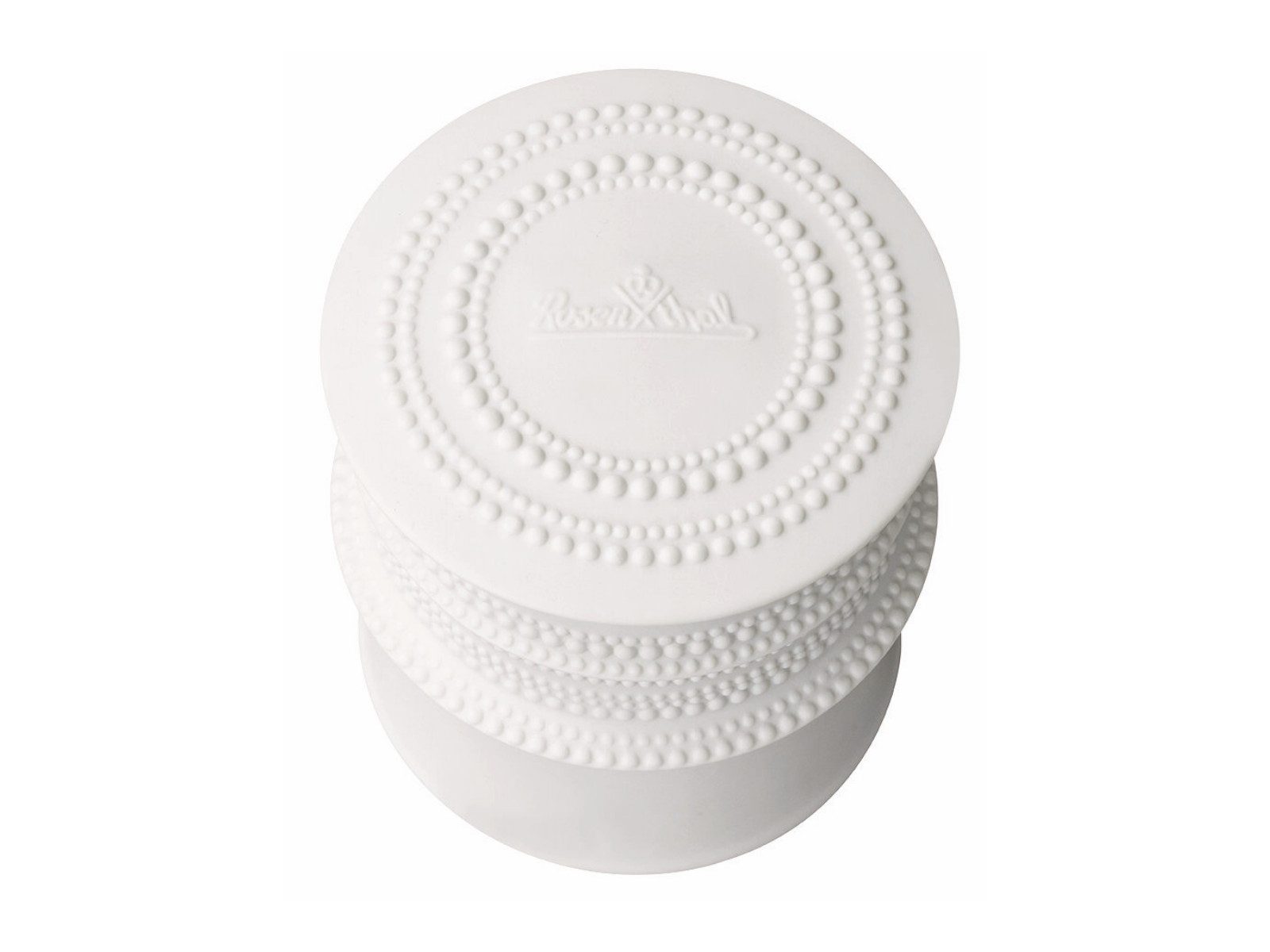 Rosenthal Vorratsdose Pisara Dose klein weiß 10cm, Porzellan