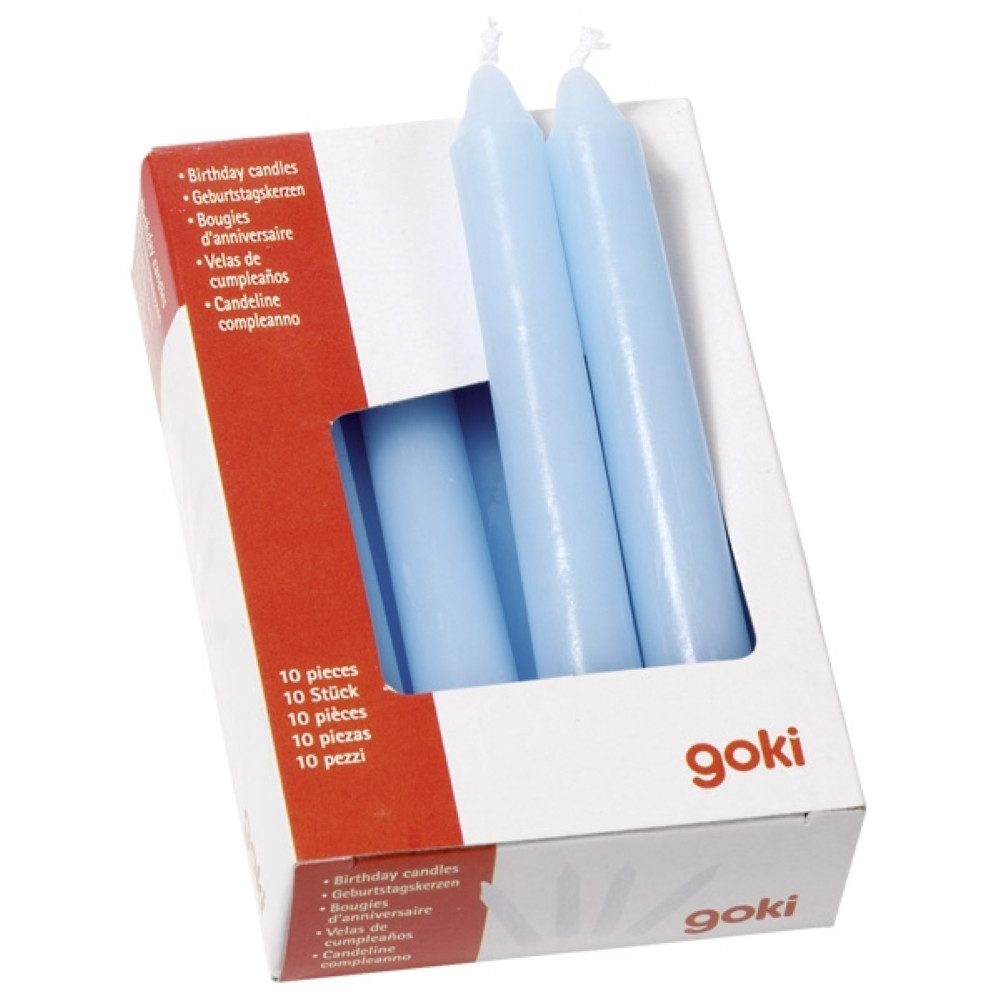 goki Kerzenhalter goki Geburtstagskerzen-Set hellblau
