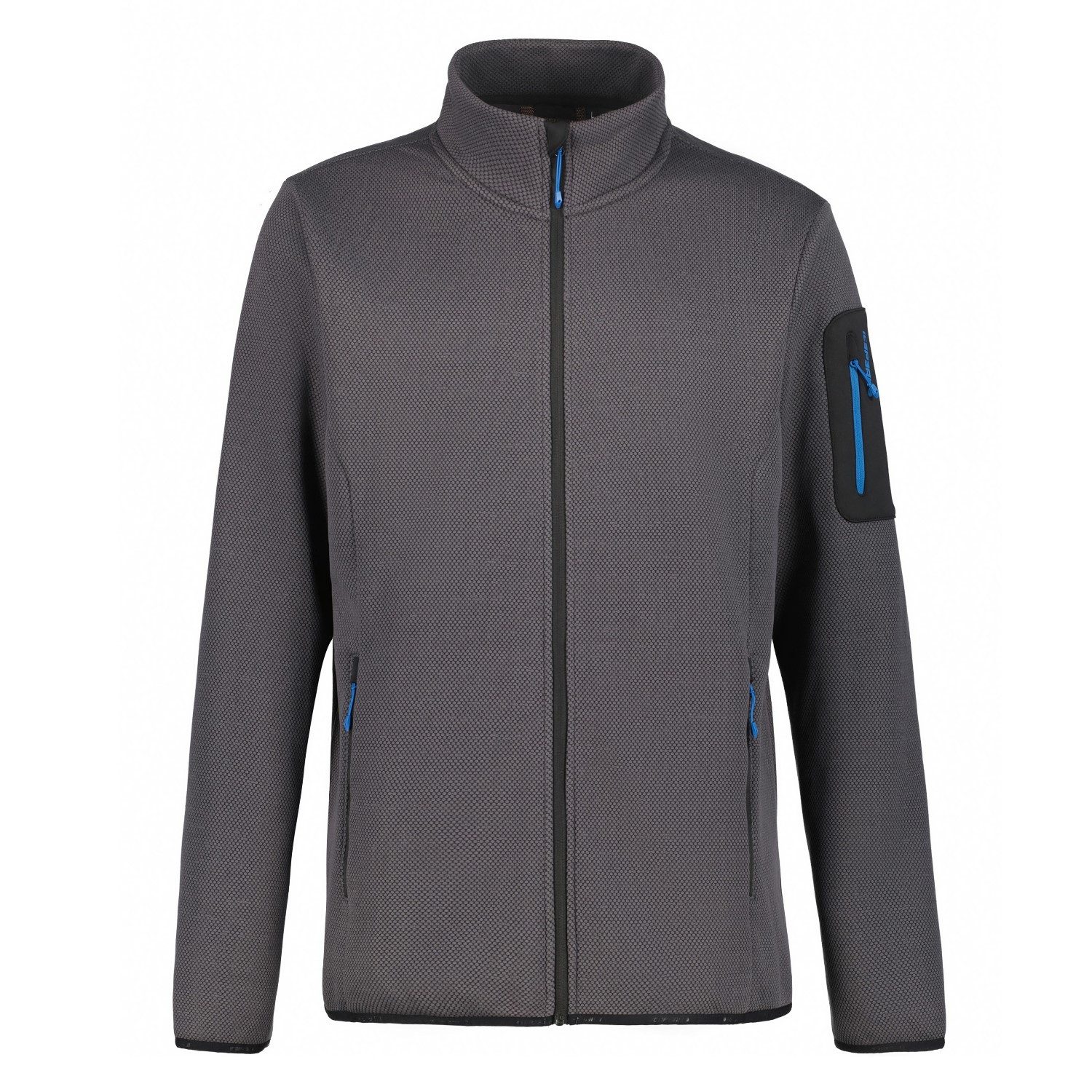 Strickfleecejacke Bredstedt Midlayer Jacke Kapuze